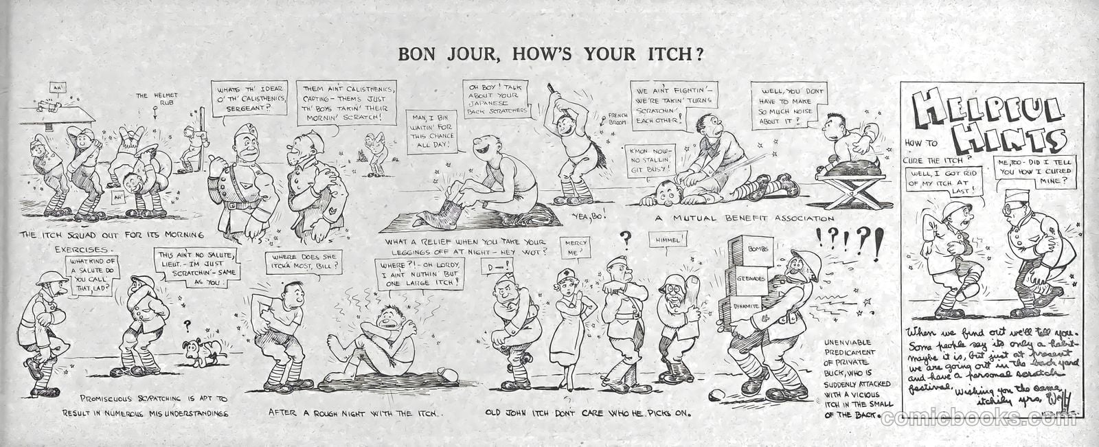 Wally - His Cartoons of the A.E.F. #nn (1919) — page 23 of 51