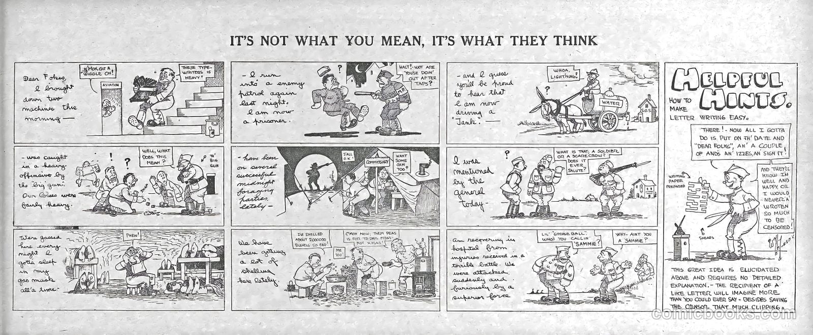 Wally - His Cartoons of the A.E.F. #nn (1919) — page 27 of 51