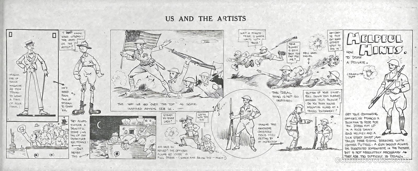 Wally - His Cartoons of the A.E.F. #nn (1919) — page 28 of 51