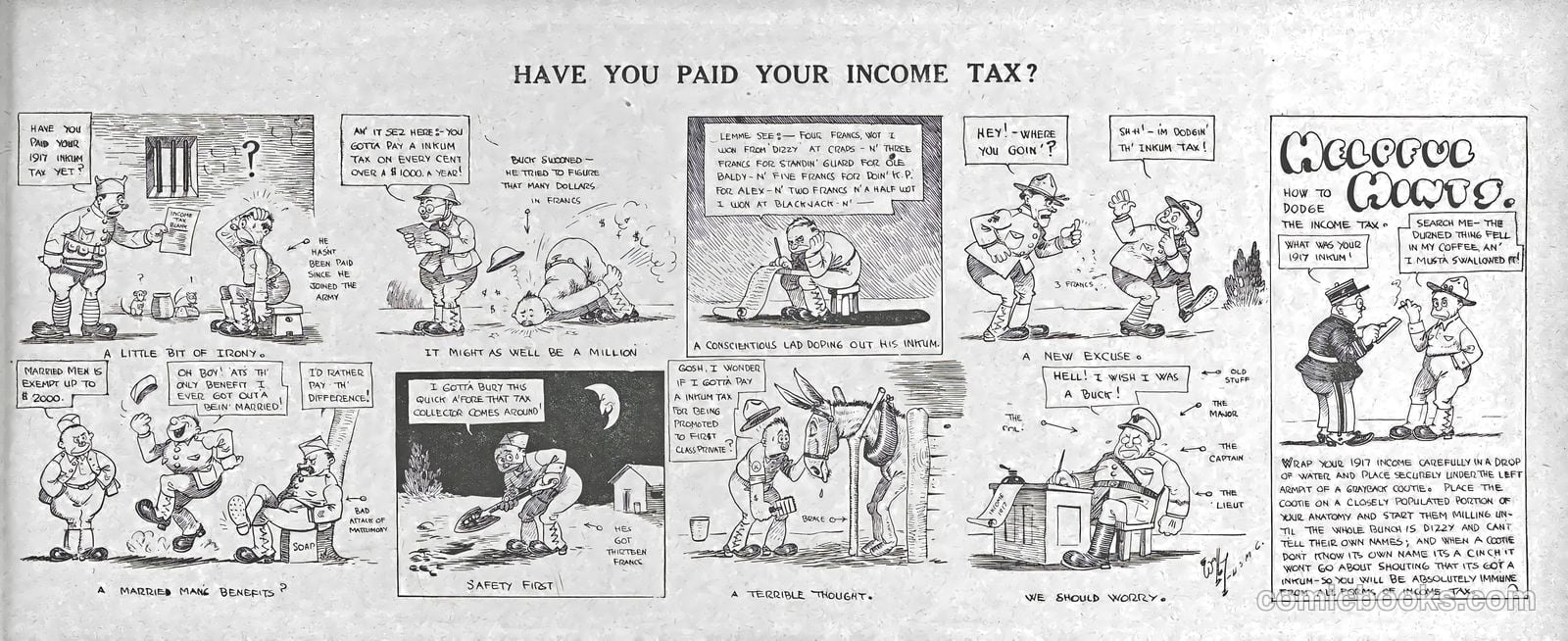 Wally - His Cartoons of the A.E.F. #nn (1919) — page 30 of 51