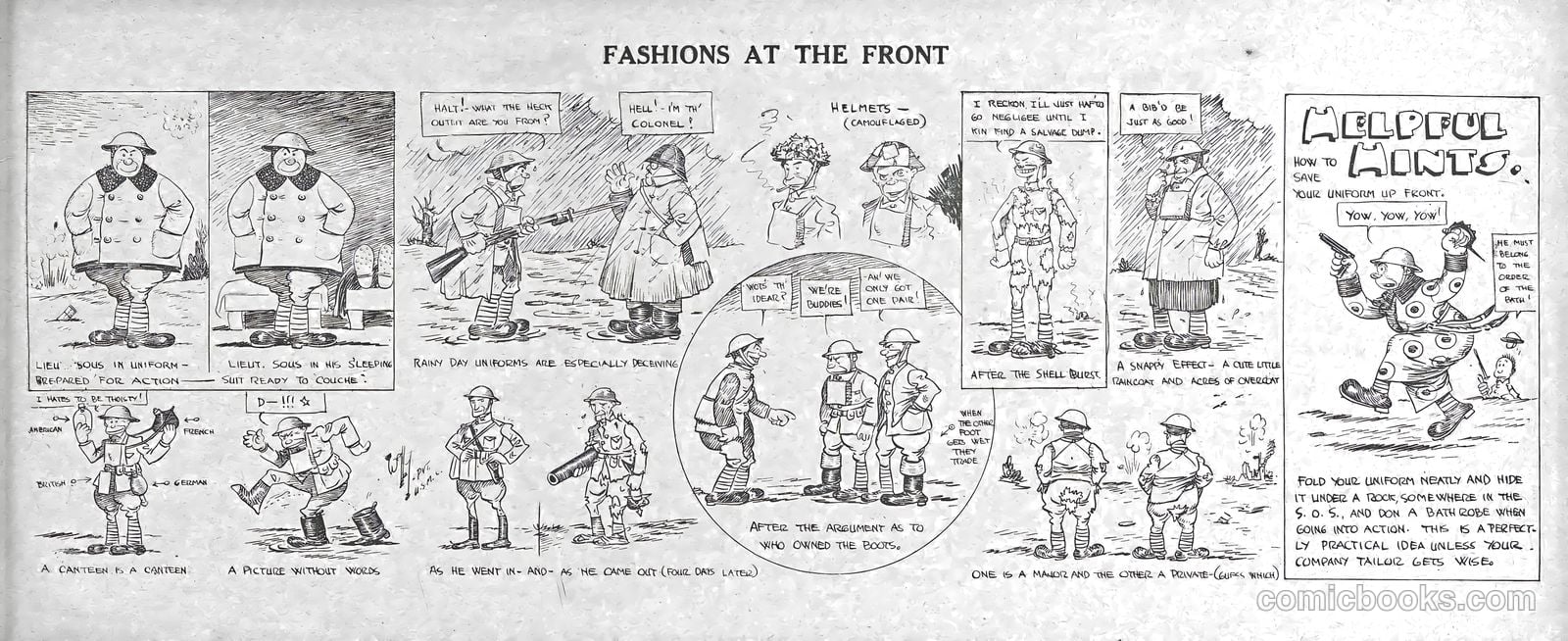 Wally - His Cartoons of the A.E.F. #nn (1919) — page 38 of 51
