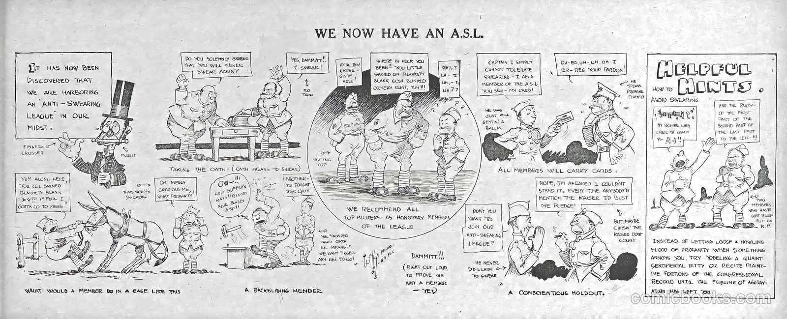 Wally - His Cartoons of the A.E.F. #nn (1919) — page 39 of 51