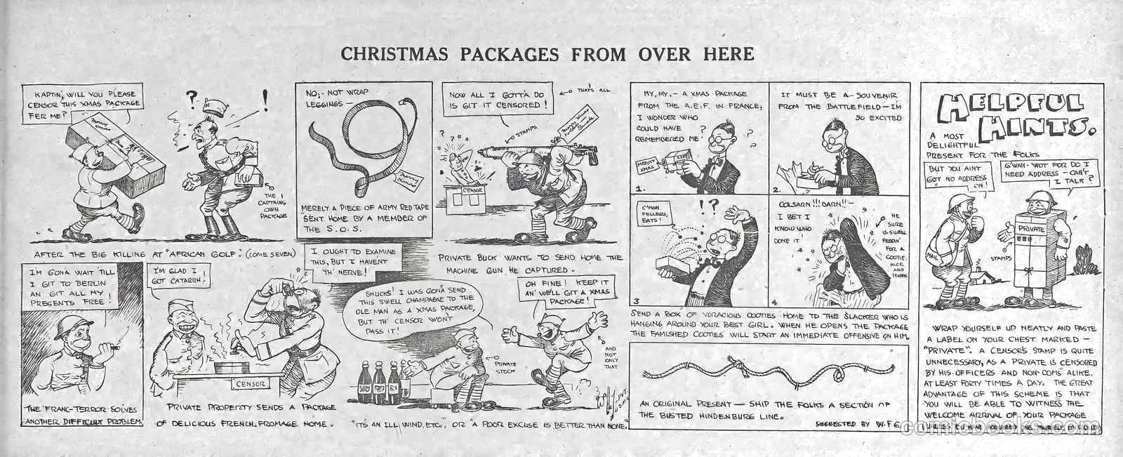 Wally - His Cartoons of the A.E.F. #nn (1919) — page 40 of 51