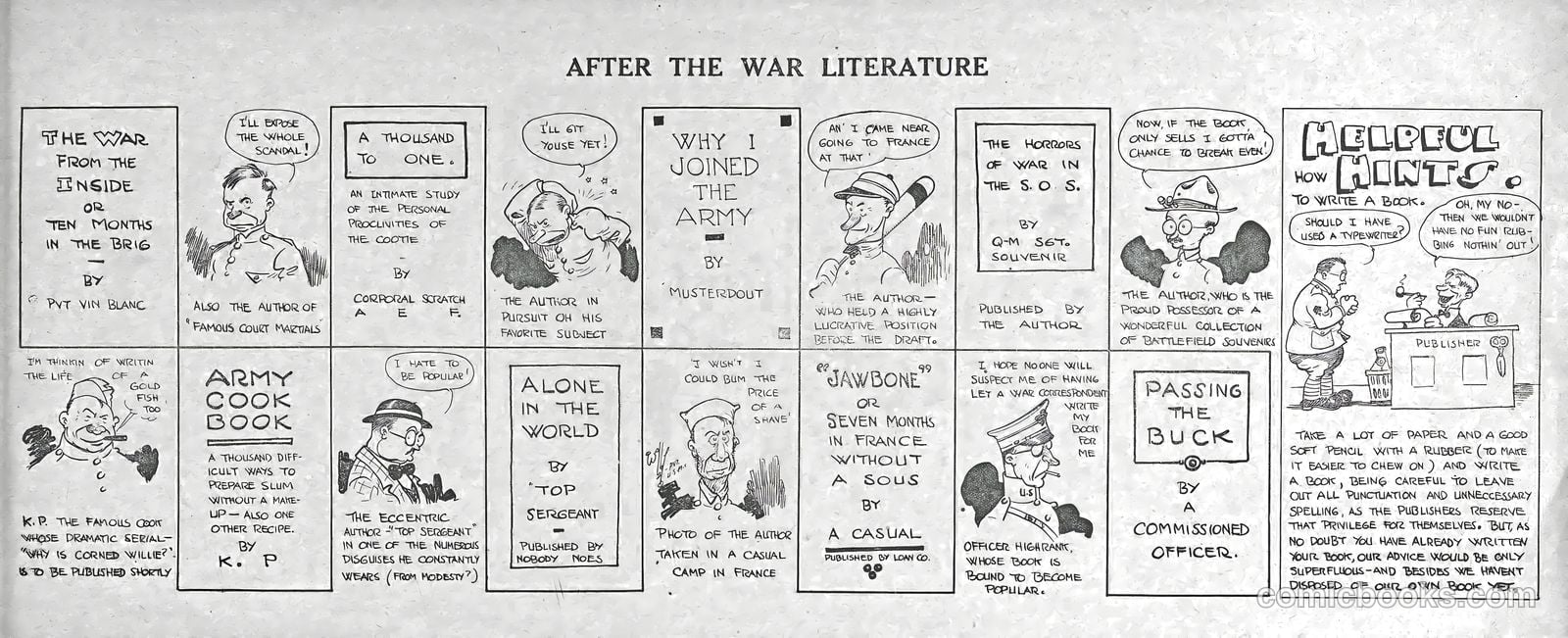 Wally - His Cartoons of the A.E.F. #nn (1919) — page 47 of 51