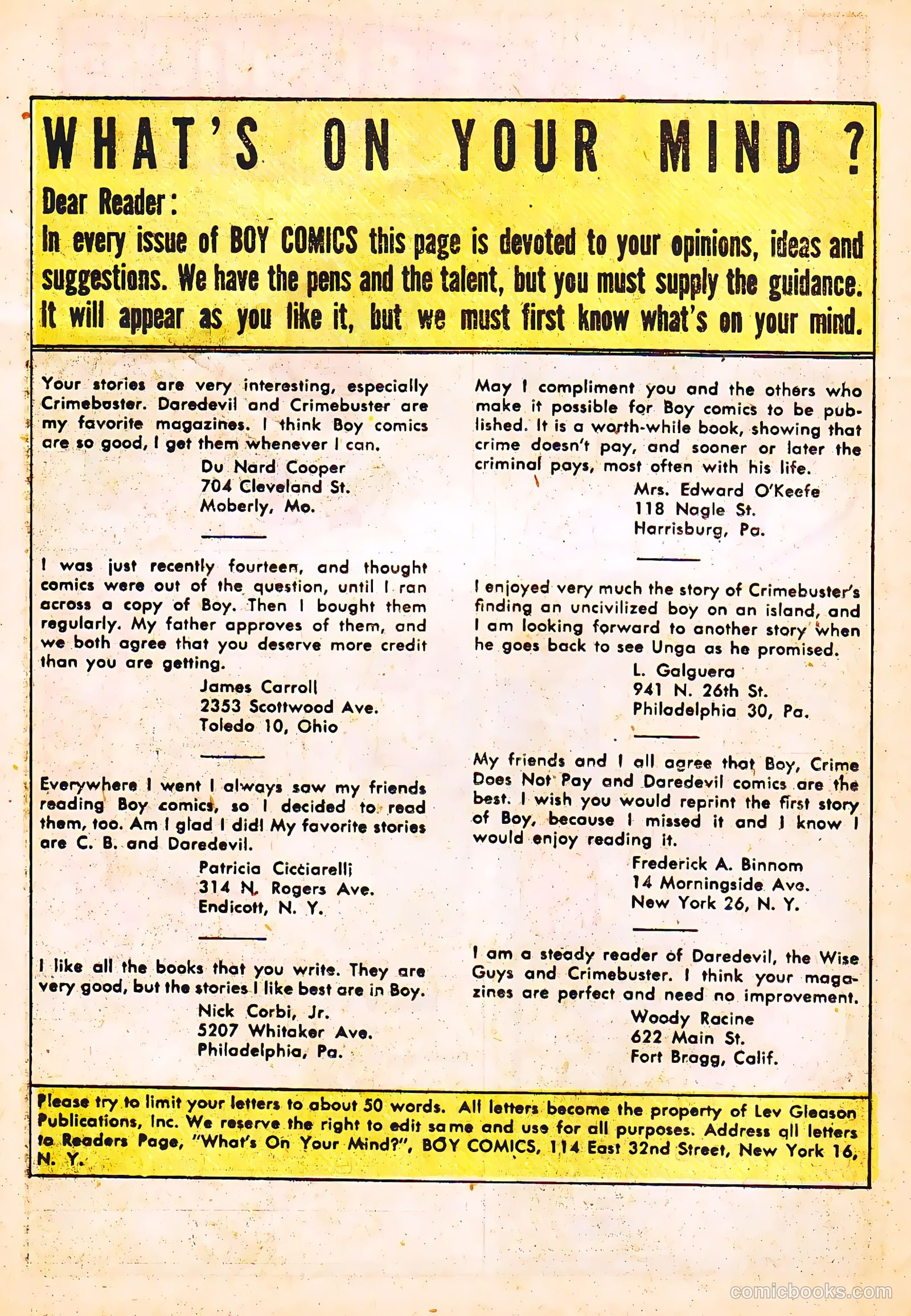 Boy Comics #71 (1950) — page 34 of 52
