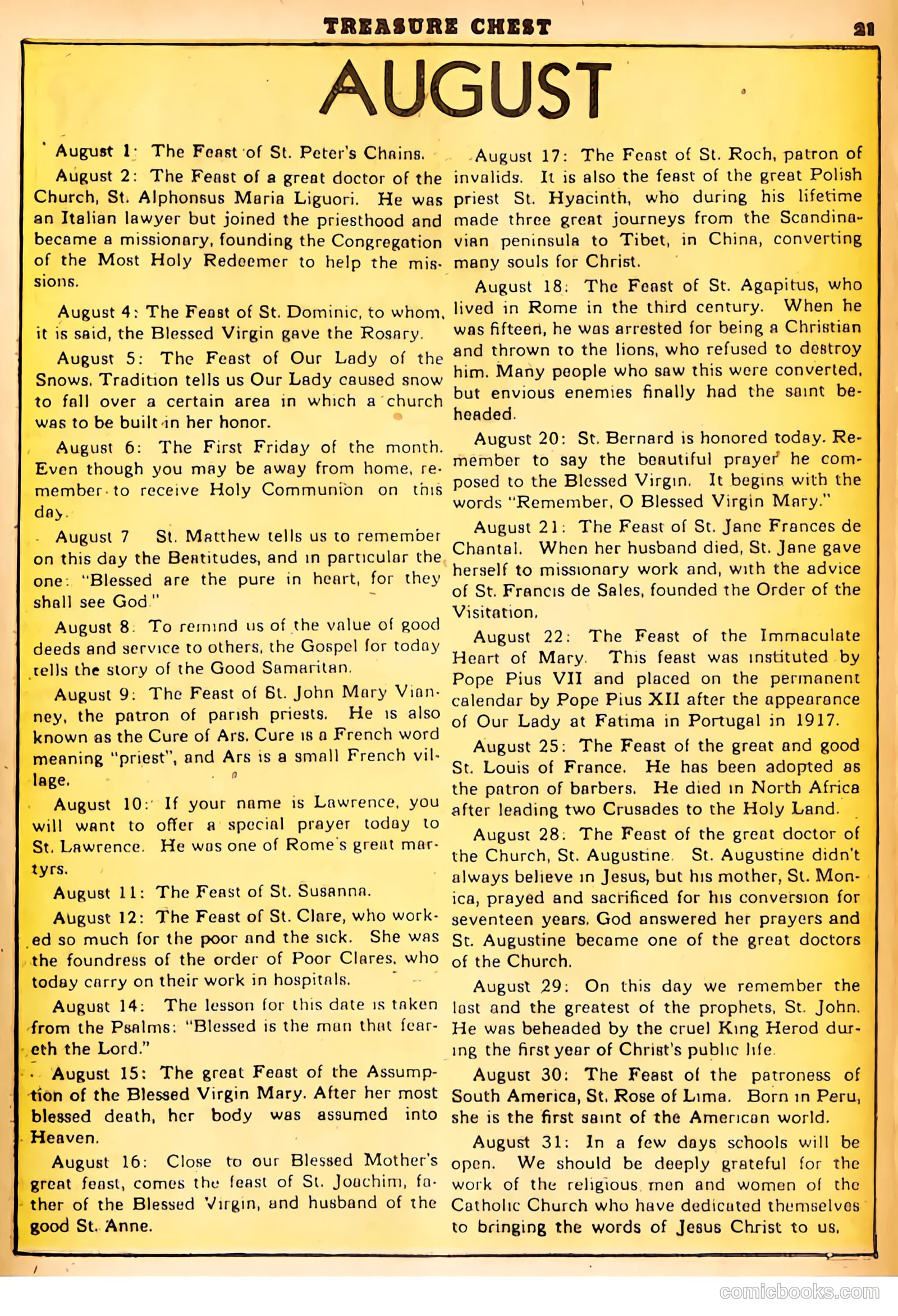 Treasure Chest of Fun and Fact v2 #20 — page 21 of 36