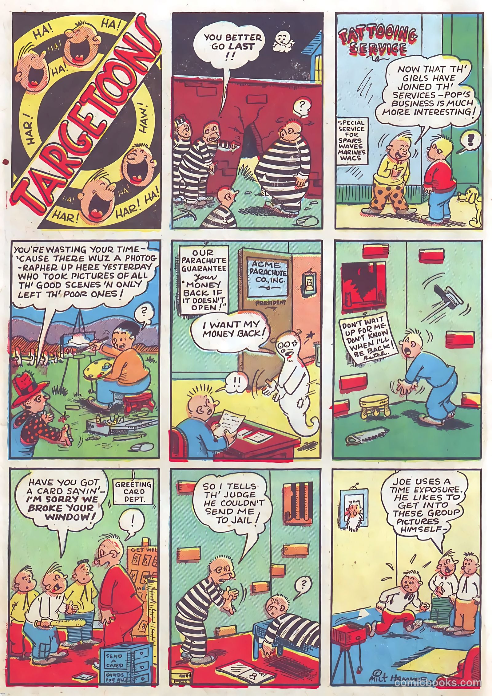 Target Comics v5 #3 — page 50 of 52