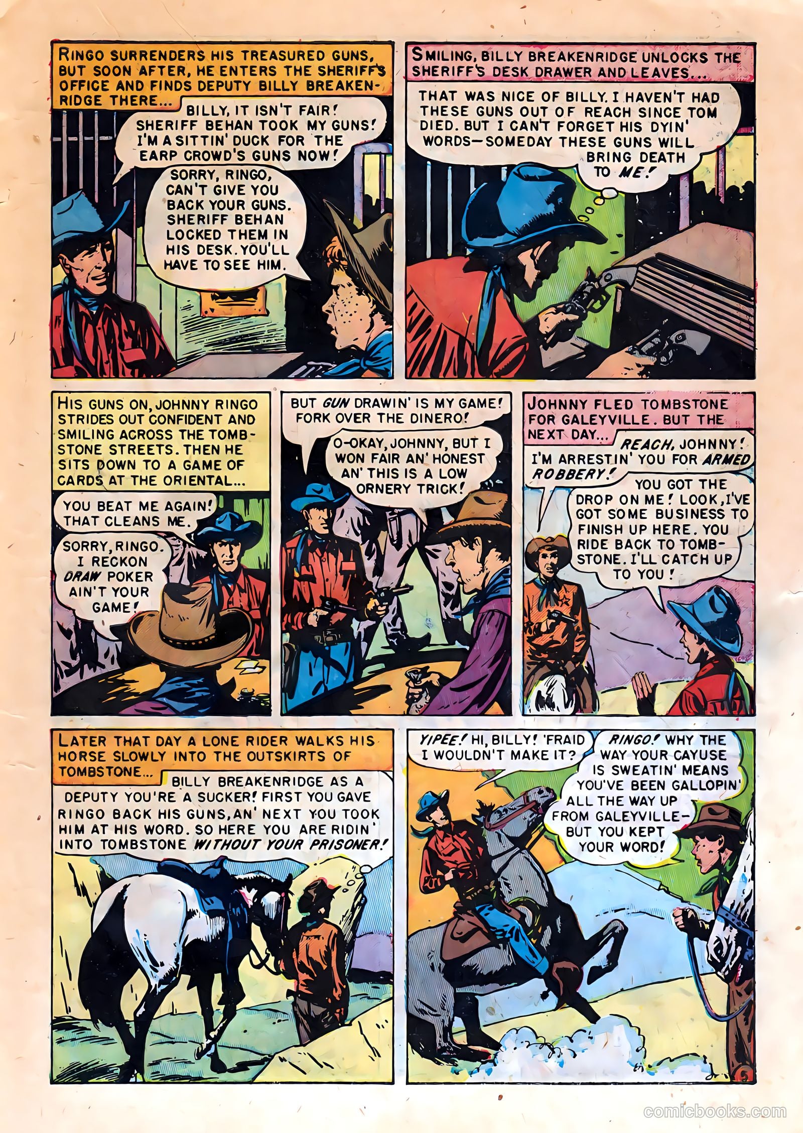 Badmen of Tombstone #nn (1950) — page 7 of 36