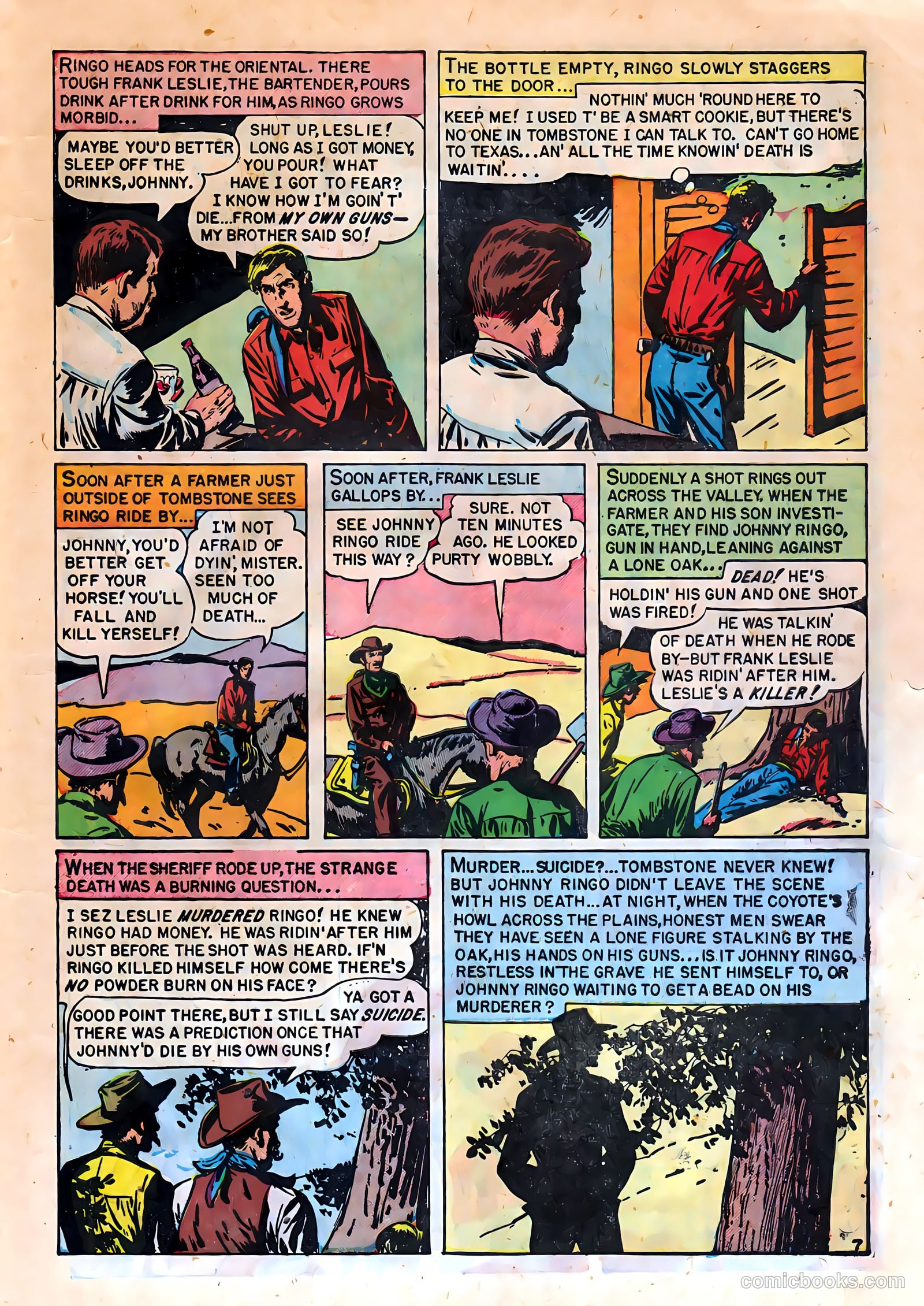 Badmen of Tombstone #nn (1950) — page 9 of 36