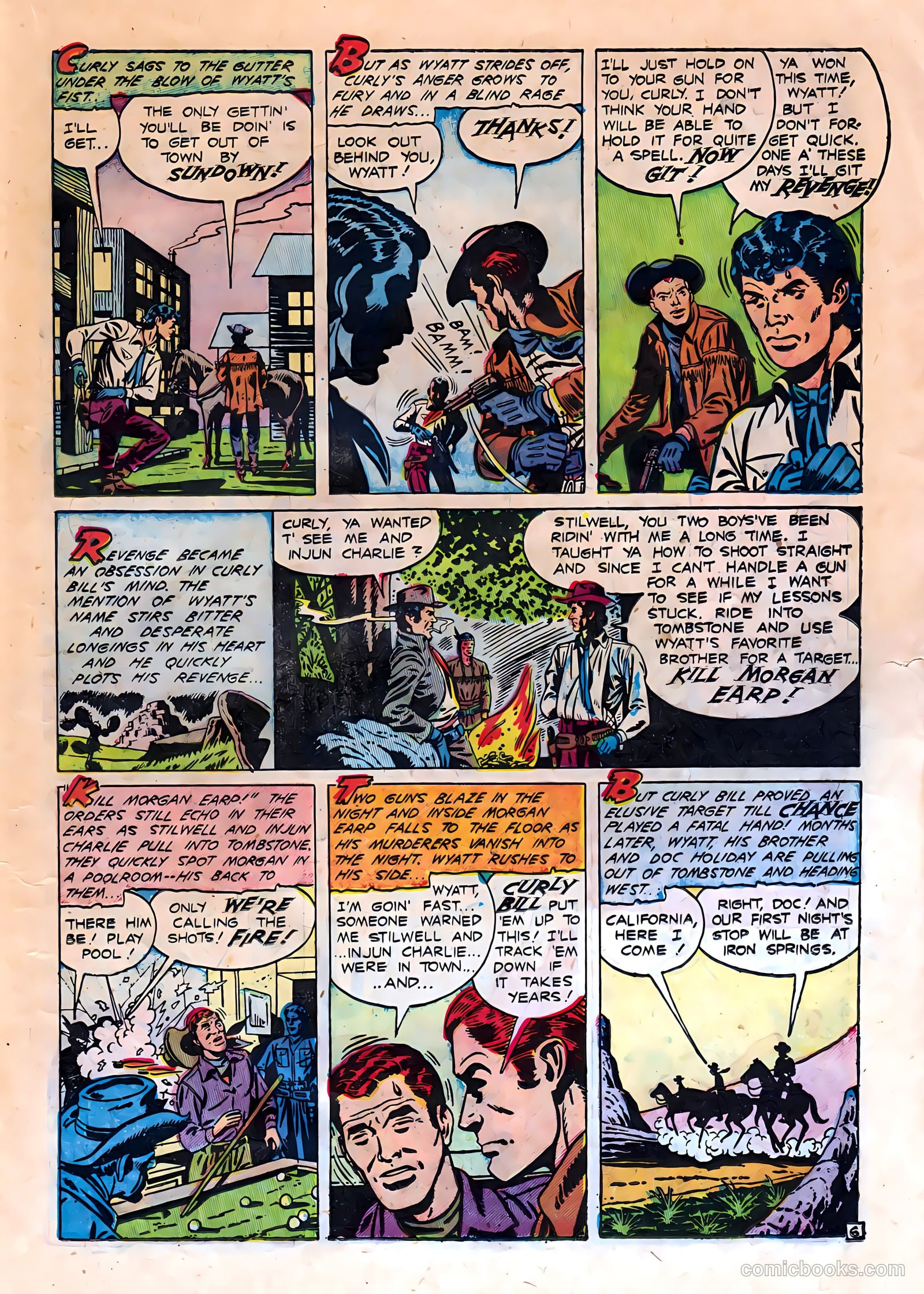 Badmen of Tombstone #nn (1950) — page 15 of 36