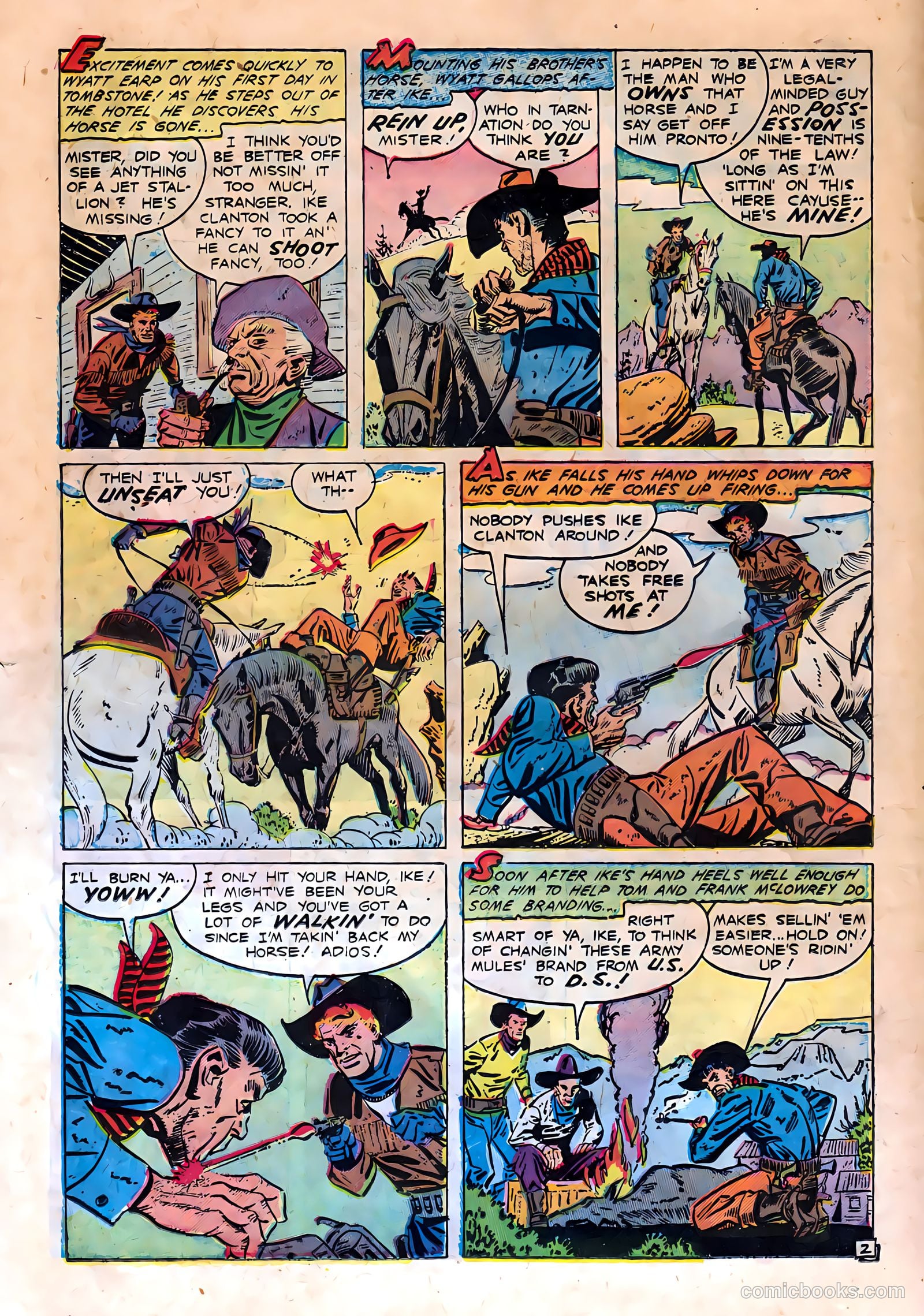 Badmen of Tombstone #nn (1950) — page 18 of 36