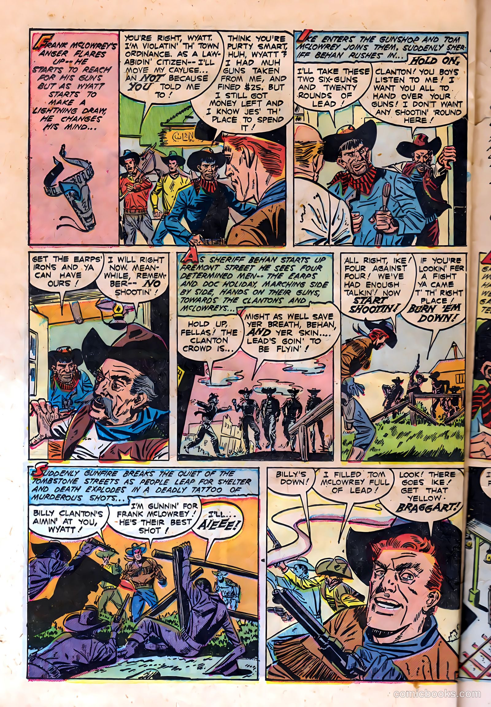 Badmen of Tombstone #nn (1950) — page 24 of 36