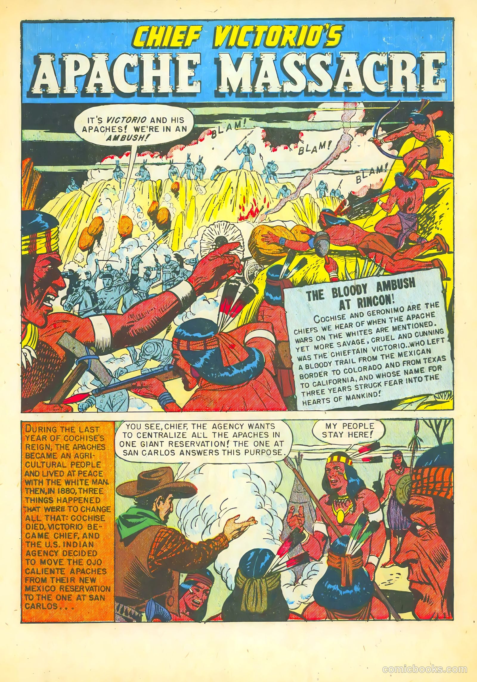 chief victorio apache massacre #1 — page 3 of 36