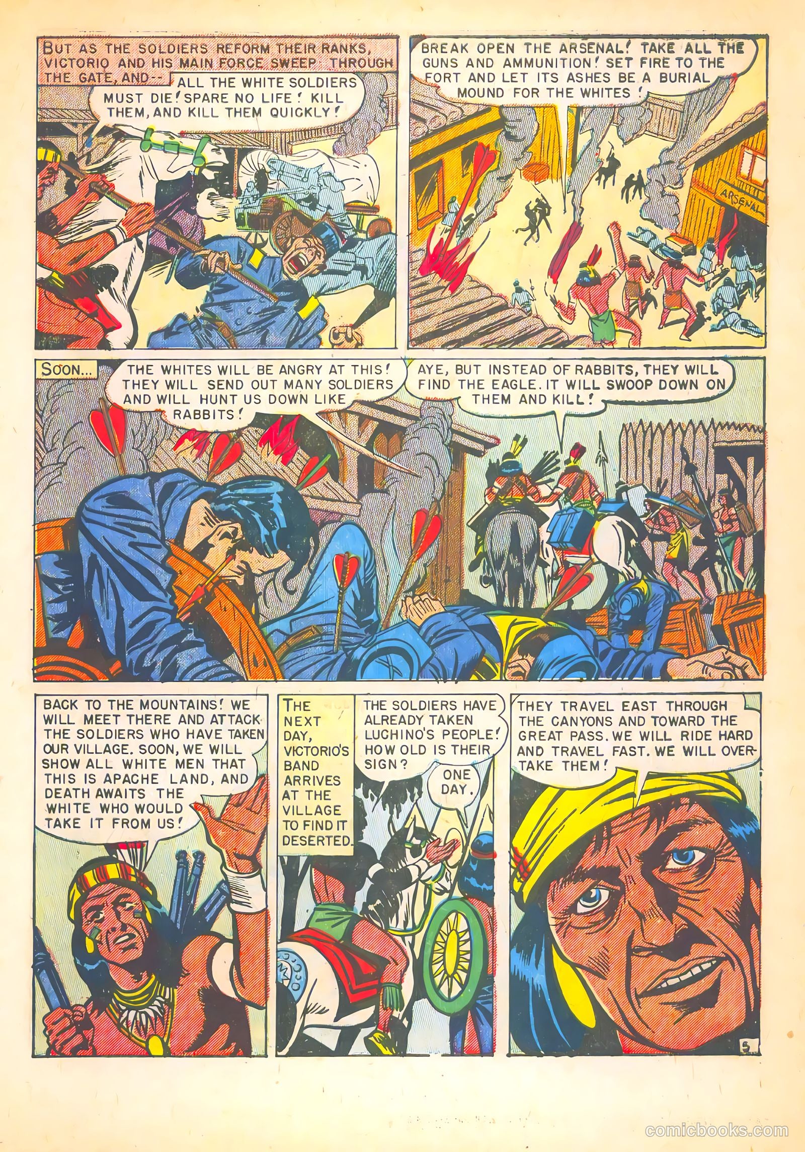 chief victorio apache massacre #1 — page 7 of 36
