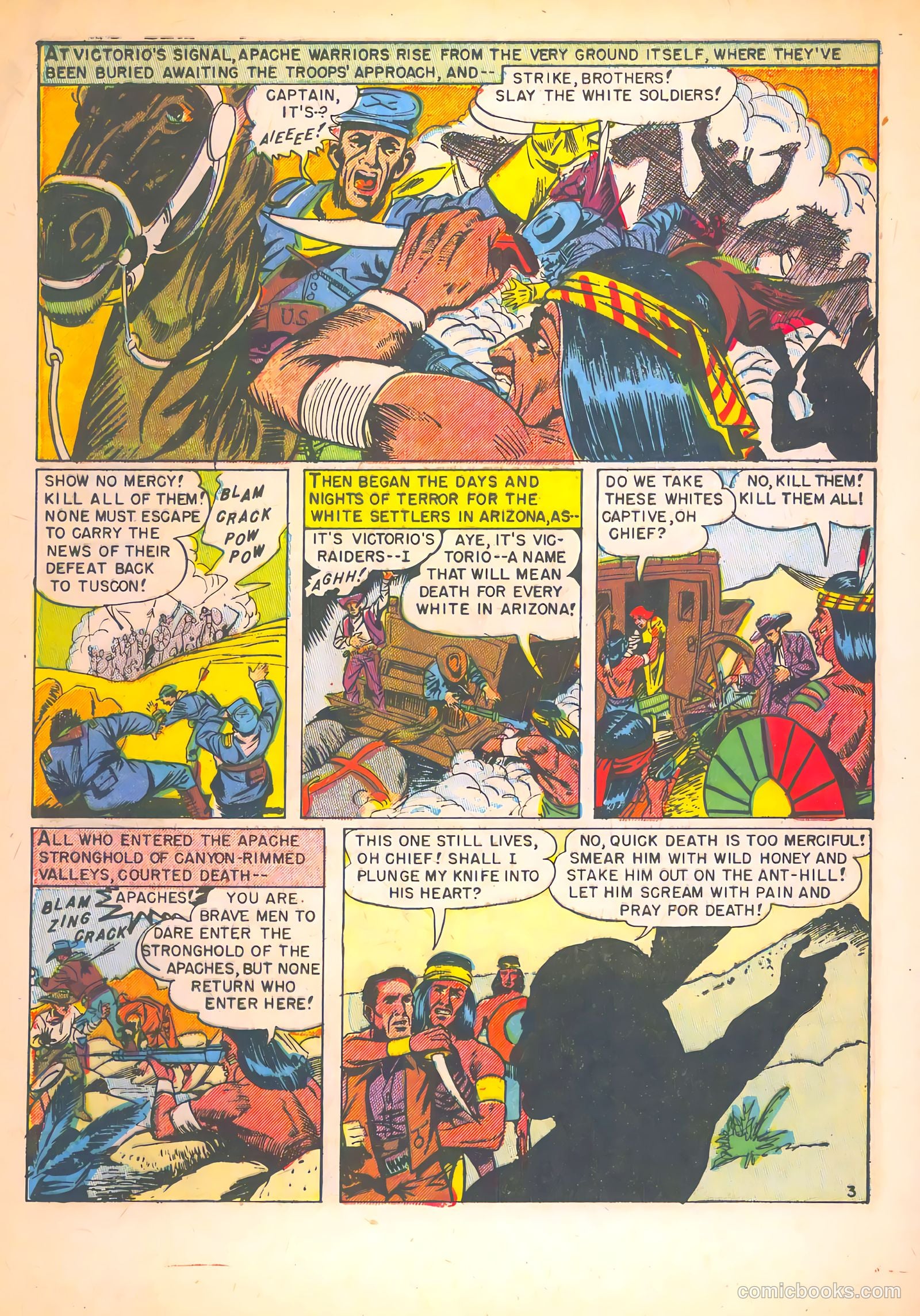 chief victorio apache massacre #1 — page 12 of 36