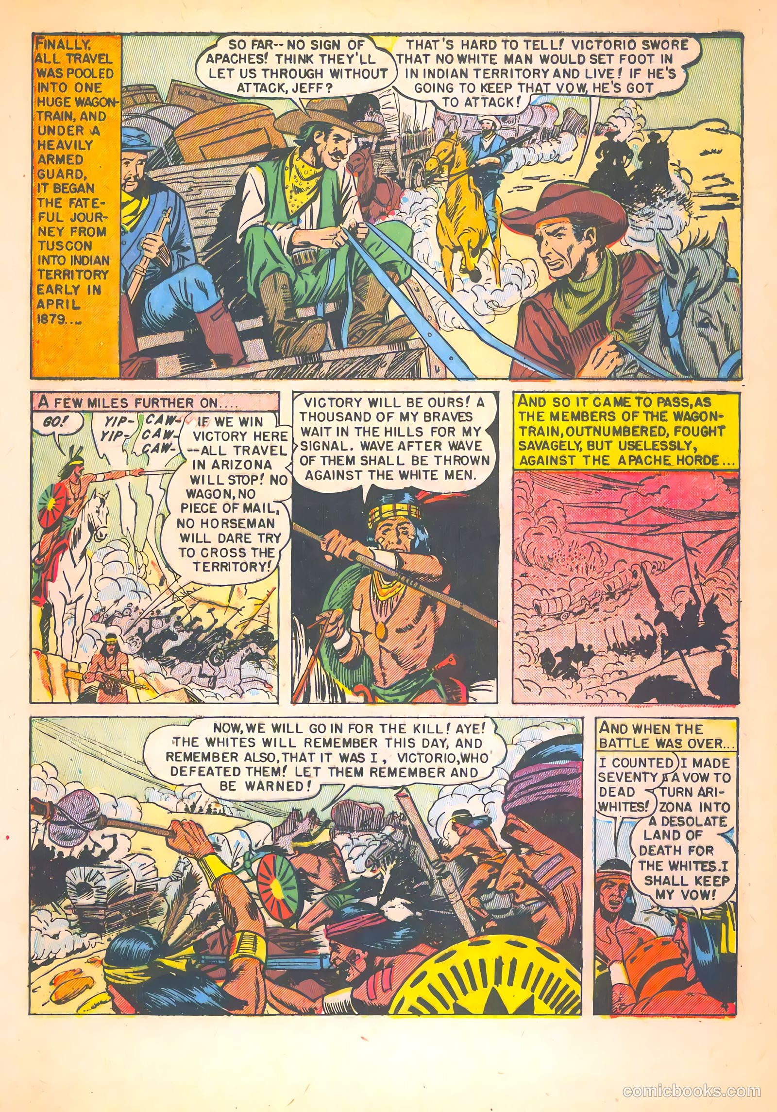 chief victorio apache massacre #1 — page 13 of 36