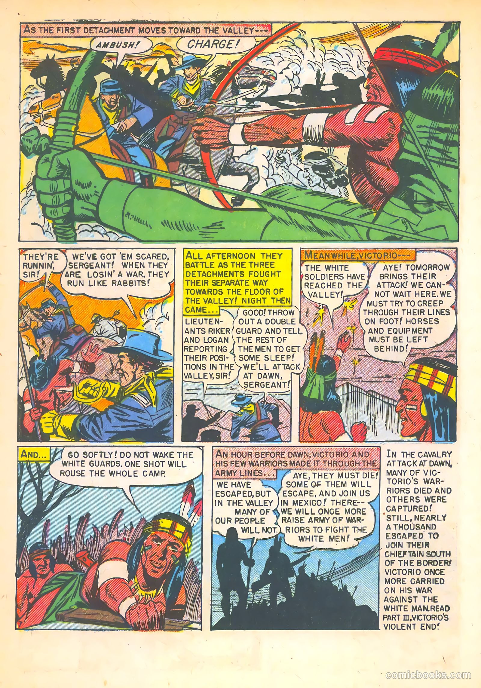 chief victorio apache massacre #1 — page 16 of 36