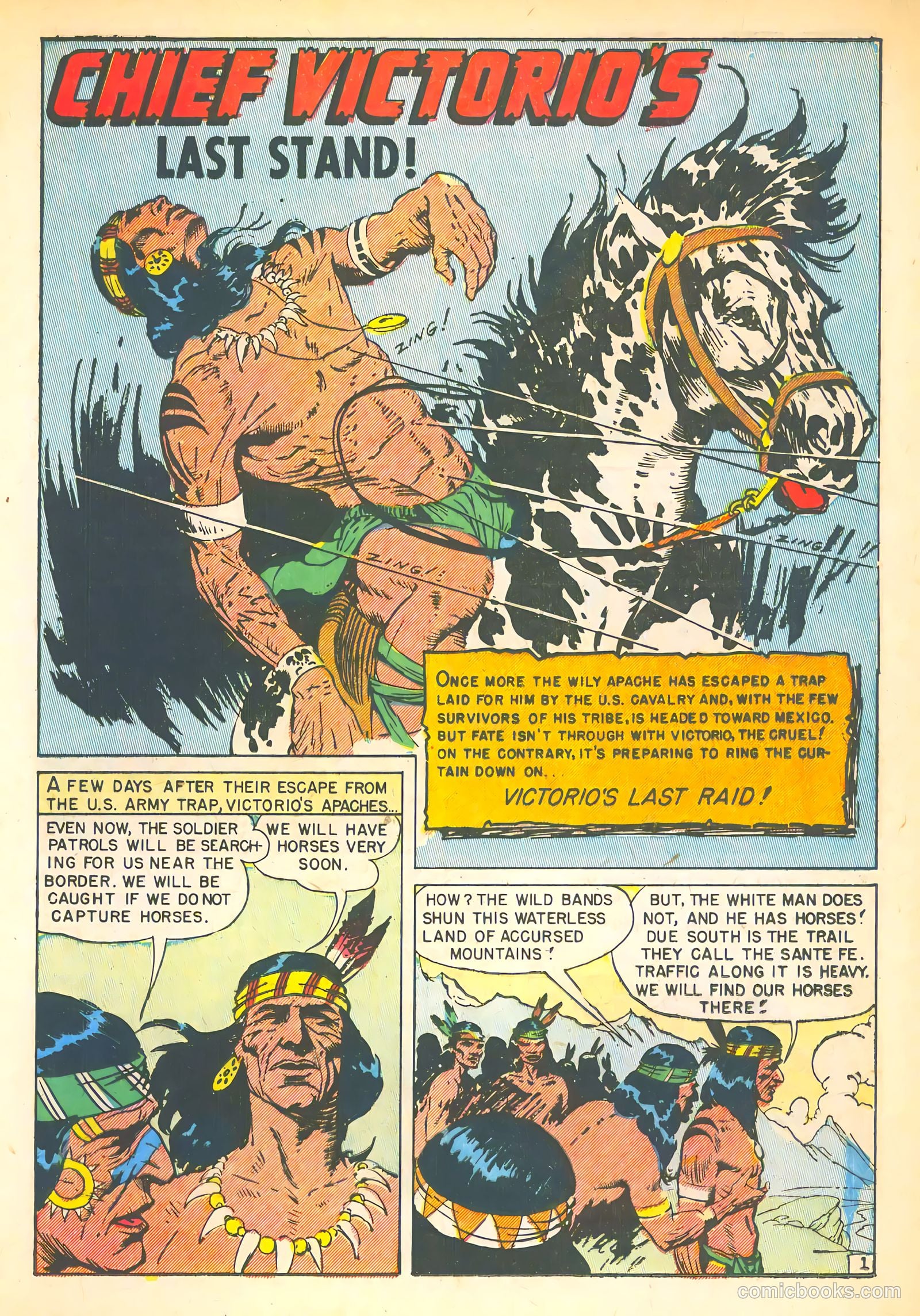 chief victorio apache massacre #1 — page 17 of 36