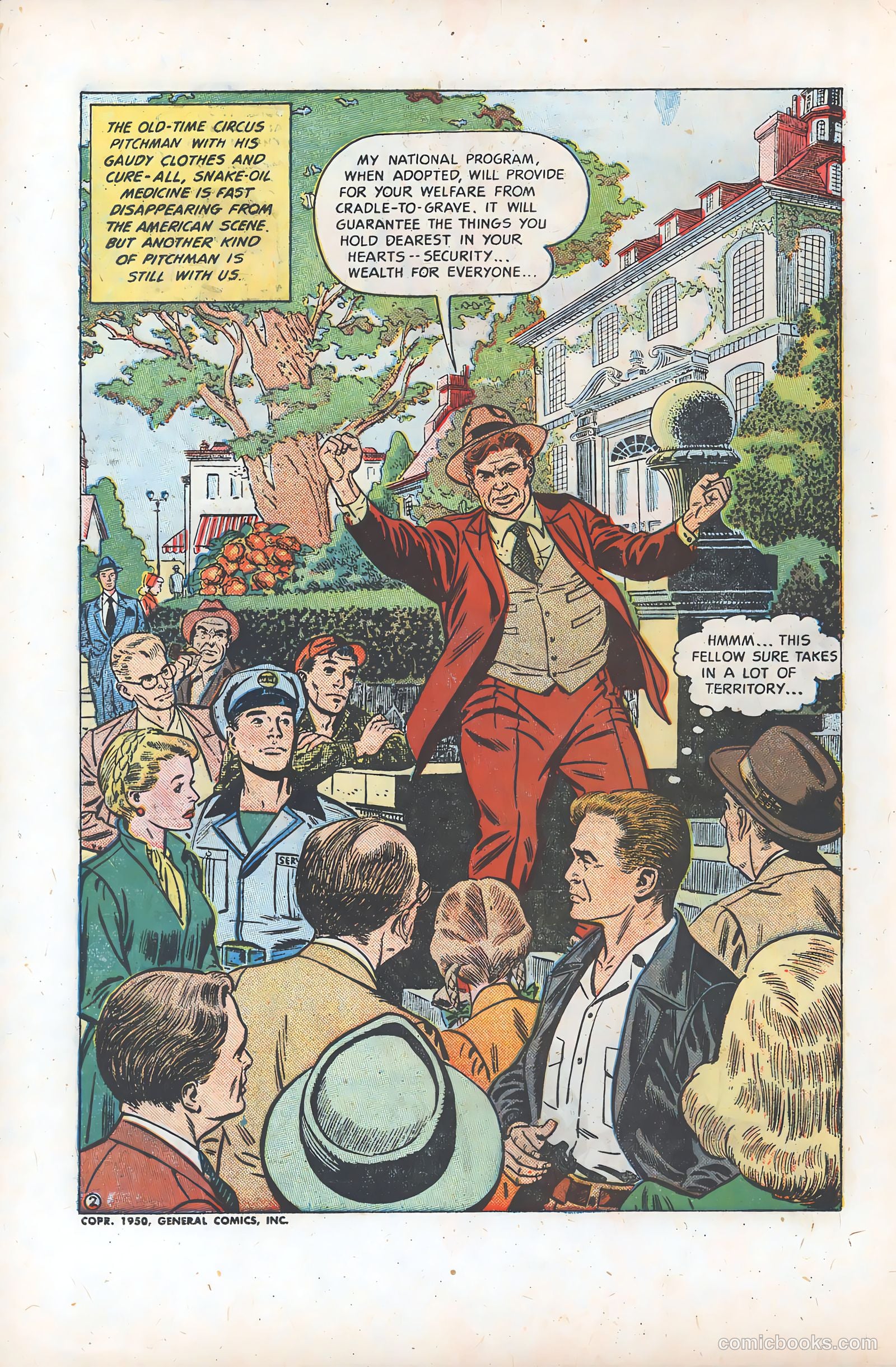 Watch Out for Big Talk! #1 (1950) — page 2 of 16