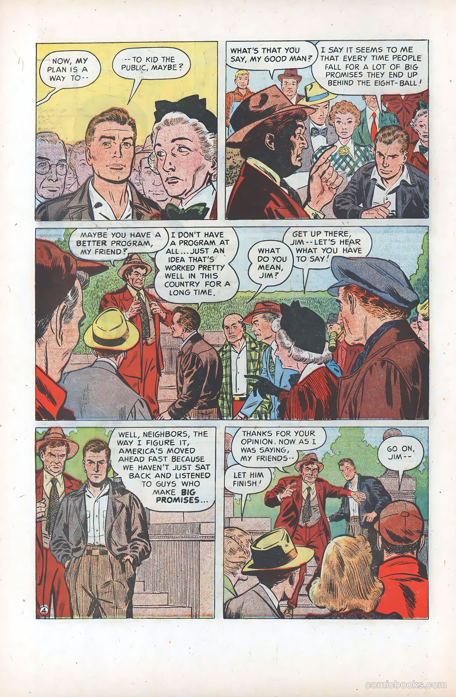 Watch Out for Big Talk! #1 (1950) — page 4 of 16