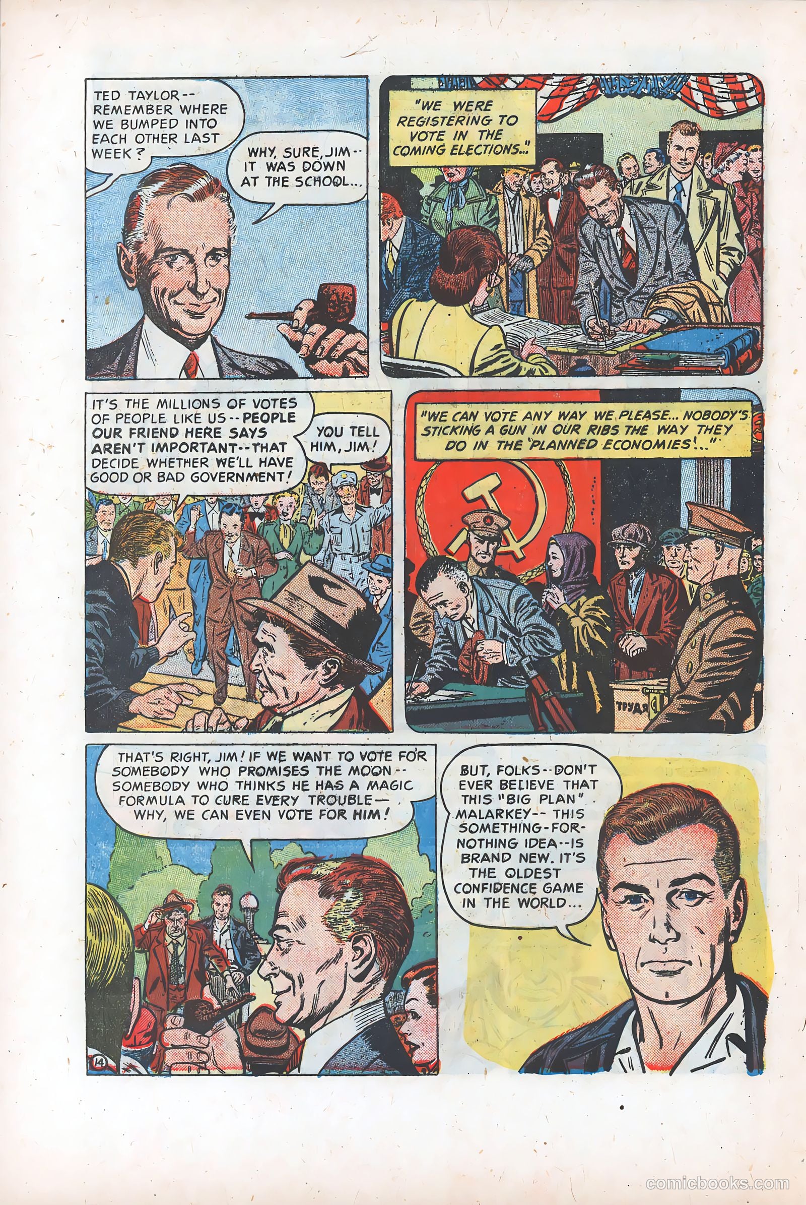 Watch Out for Big Talk! #1 (1950) — page 14 of 16