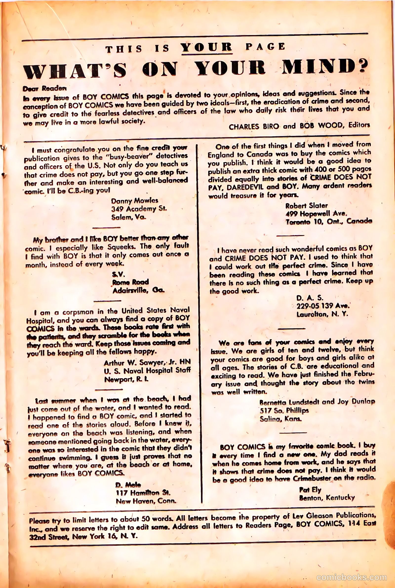 Boy Comics #52 (1950) — page 29 of 52