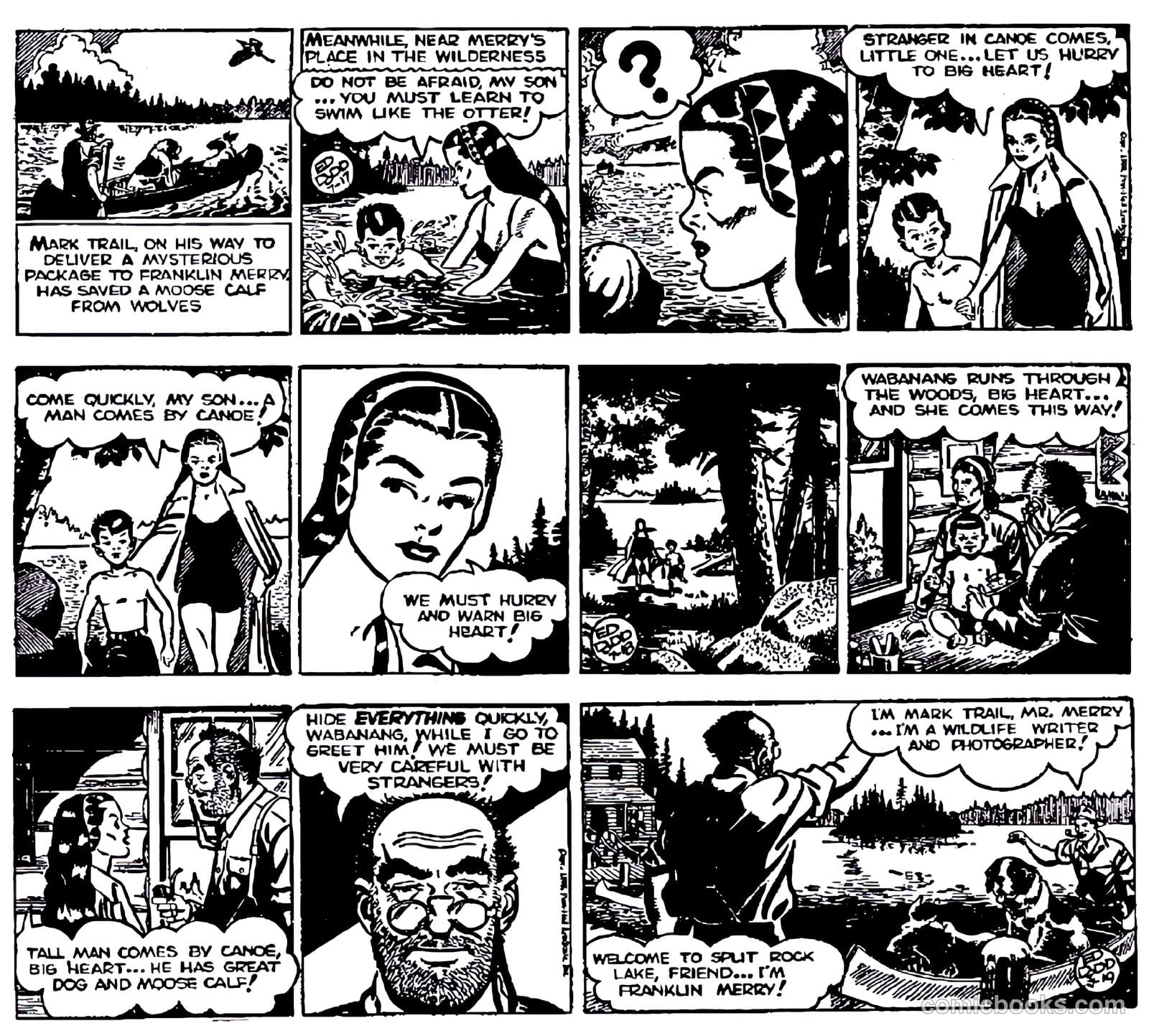 Mark Trail #nn (1952) — page 6 of 74