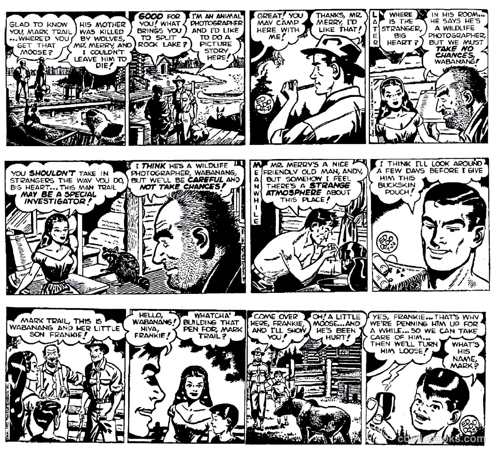 Mark Trail #nn (1952) — page 7 of 74