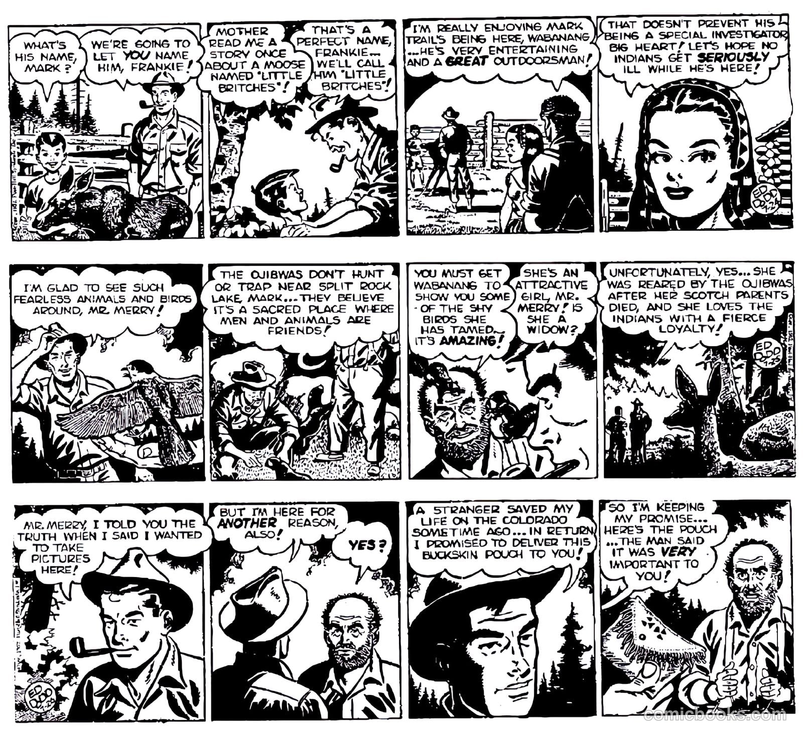 Mark Trail #nn (1952) — page 8 of 74