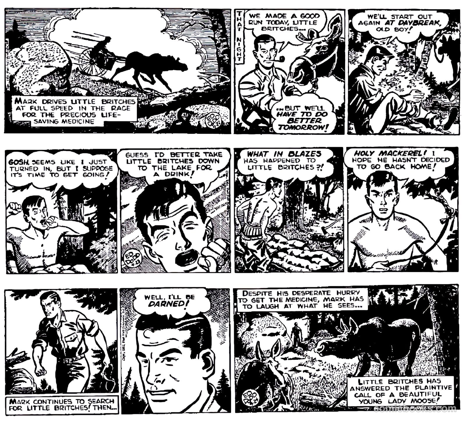 Mark Trail #nn (1952) — page 25 of 74
