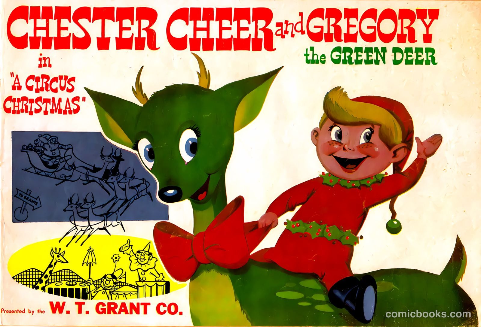 chester cheer and gregory the green deer #nn