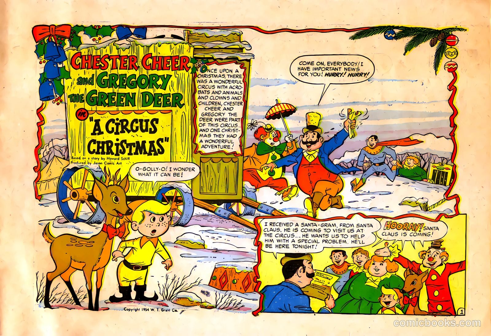 chester cheer and gregory the green deer #nn (1954) — page 3 of 20