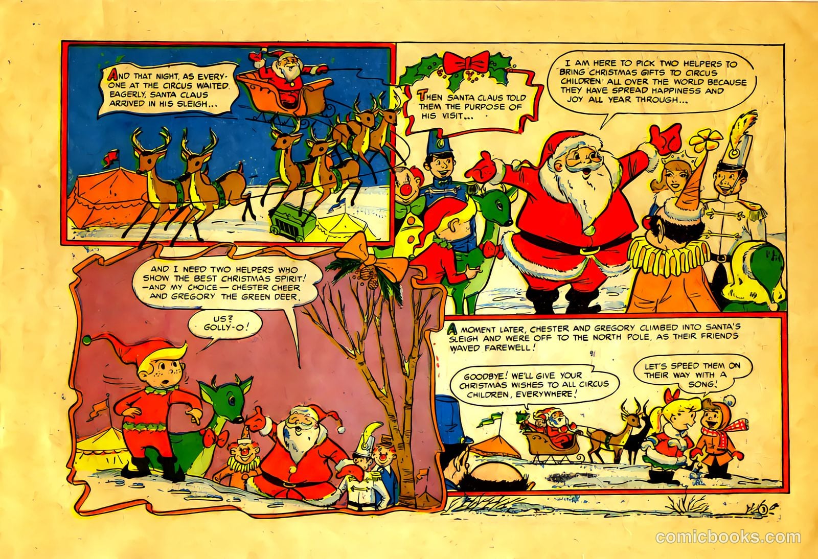 chester cheer and gregory the green deer #nn (1954) — page 5 of 20
