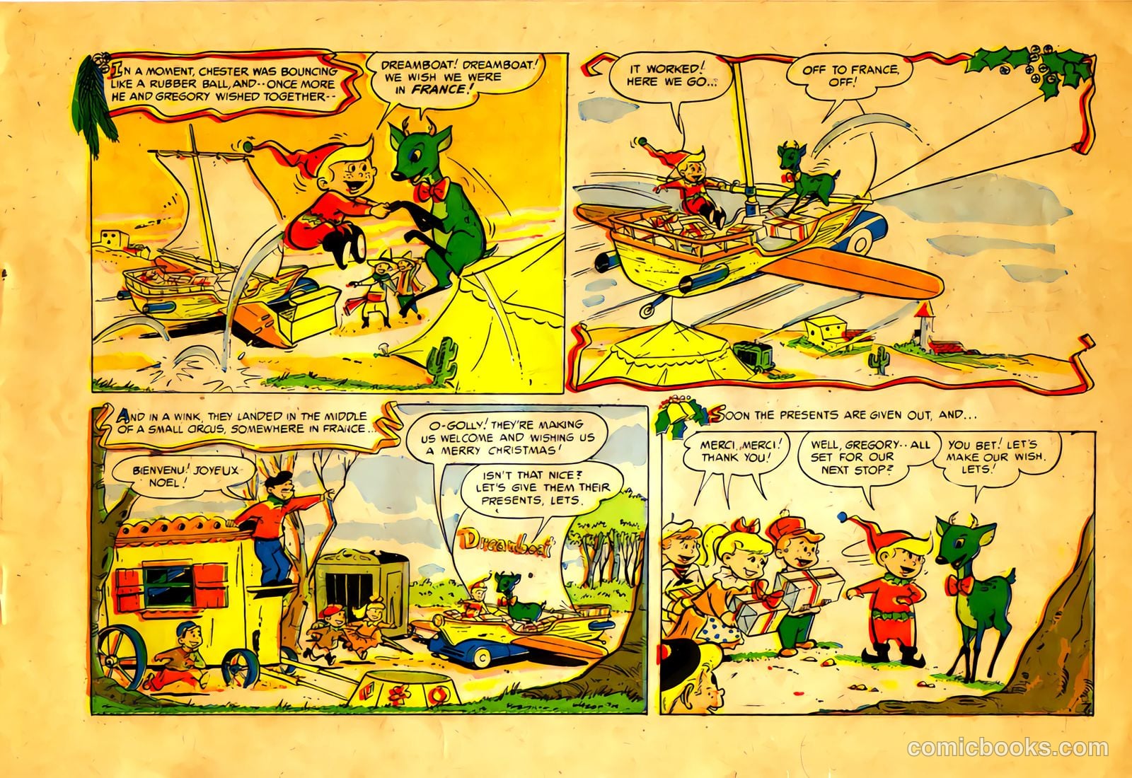 chester cheer and gregory the green deer #nn (1954) — page 6 of 20