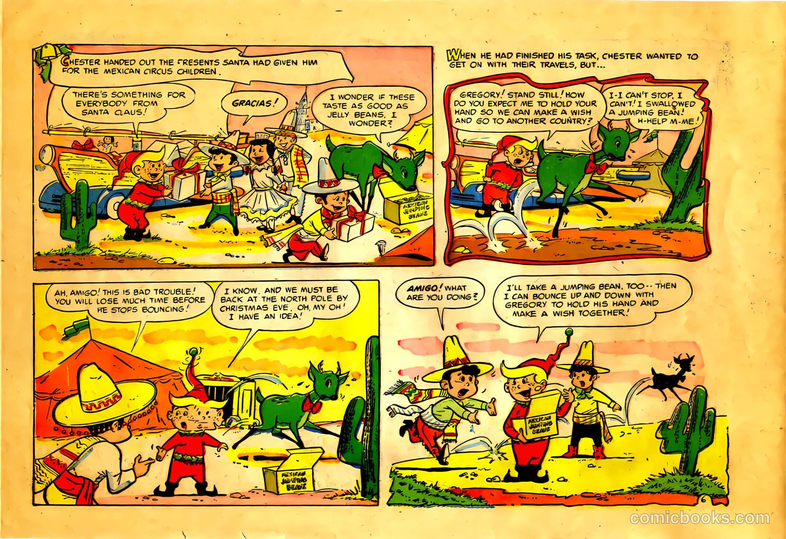chester cheer and gregory the green deer #nn (1954) — page 8 of 20