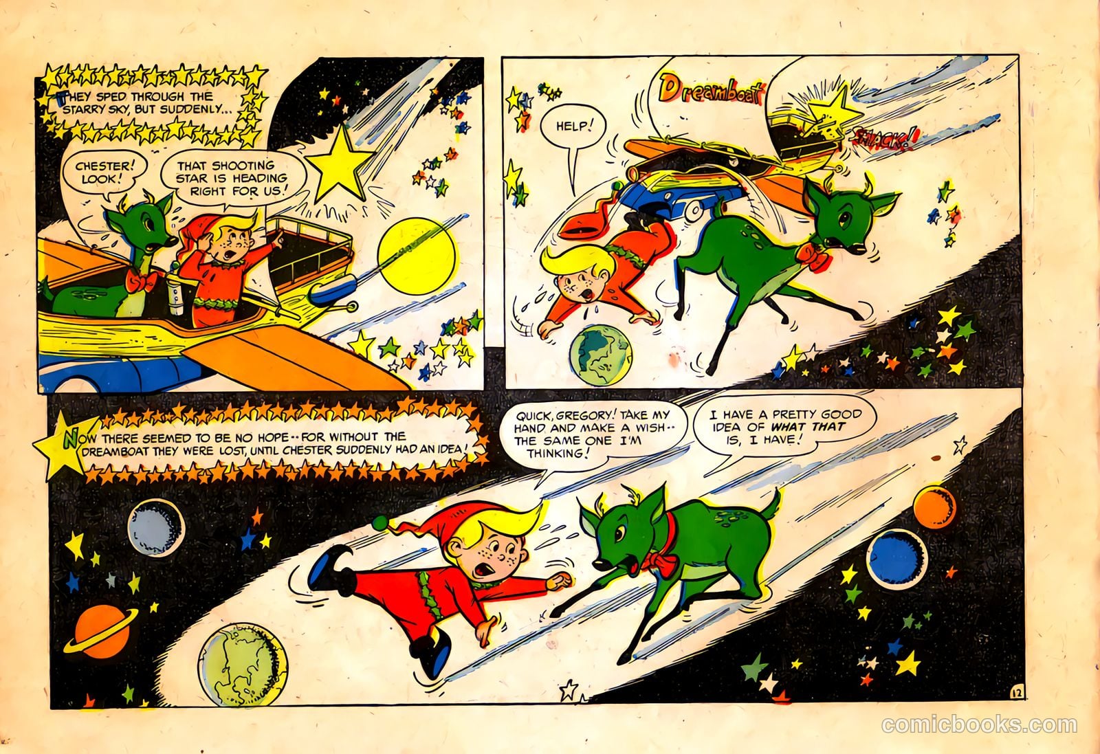 chester cheer and gregory the green deer #nn (1954) — page 14 of 20