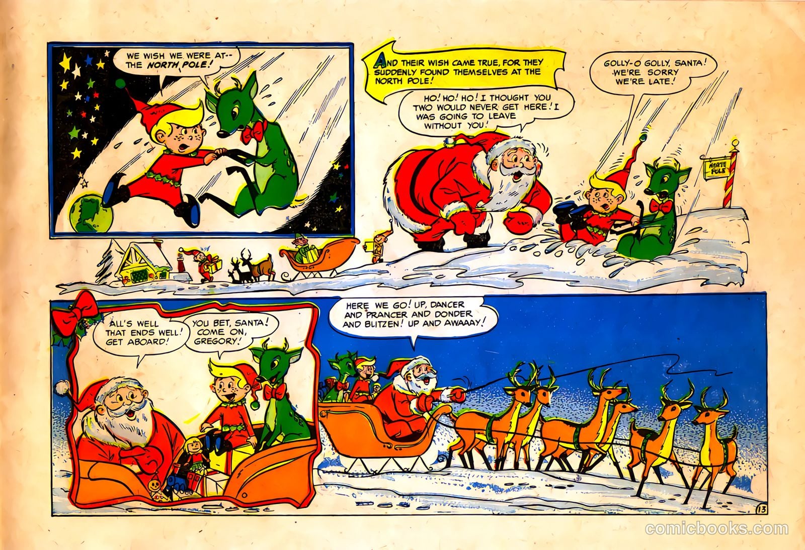 chester cheer and gregory the green deer #nn (1954) — page 15 of 20