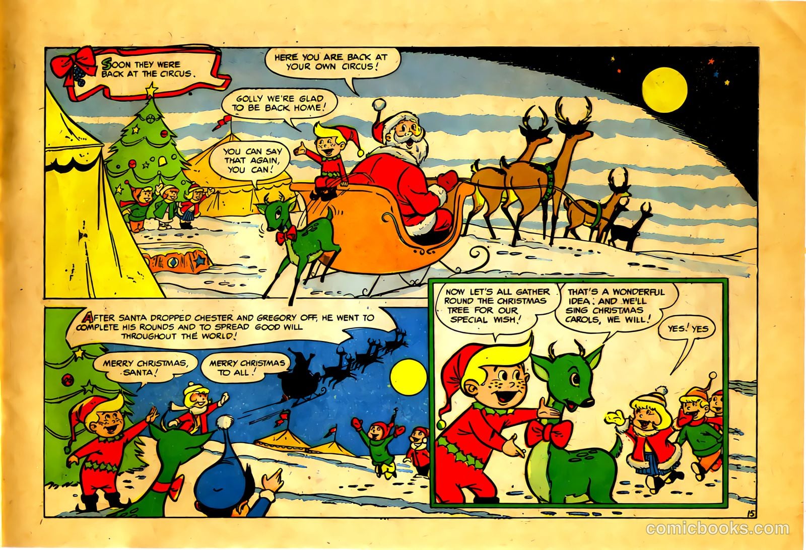 chester cheer and gregory the green deer #nn (1954) — page 17 of 20