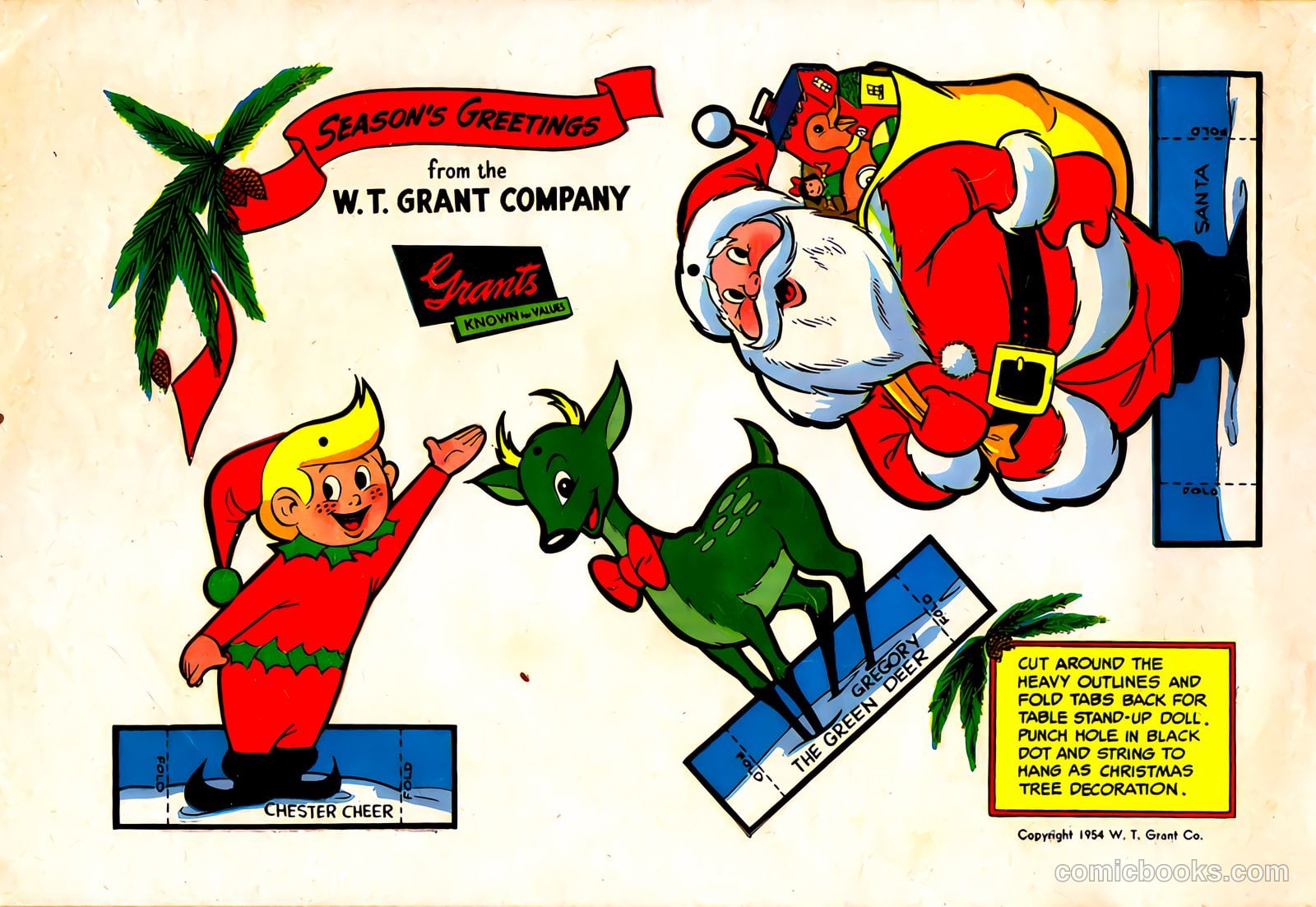 chester cheer and gregory the green deer #nn (1954) — page 20 of 20