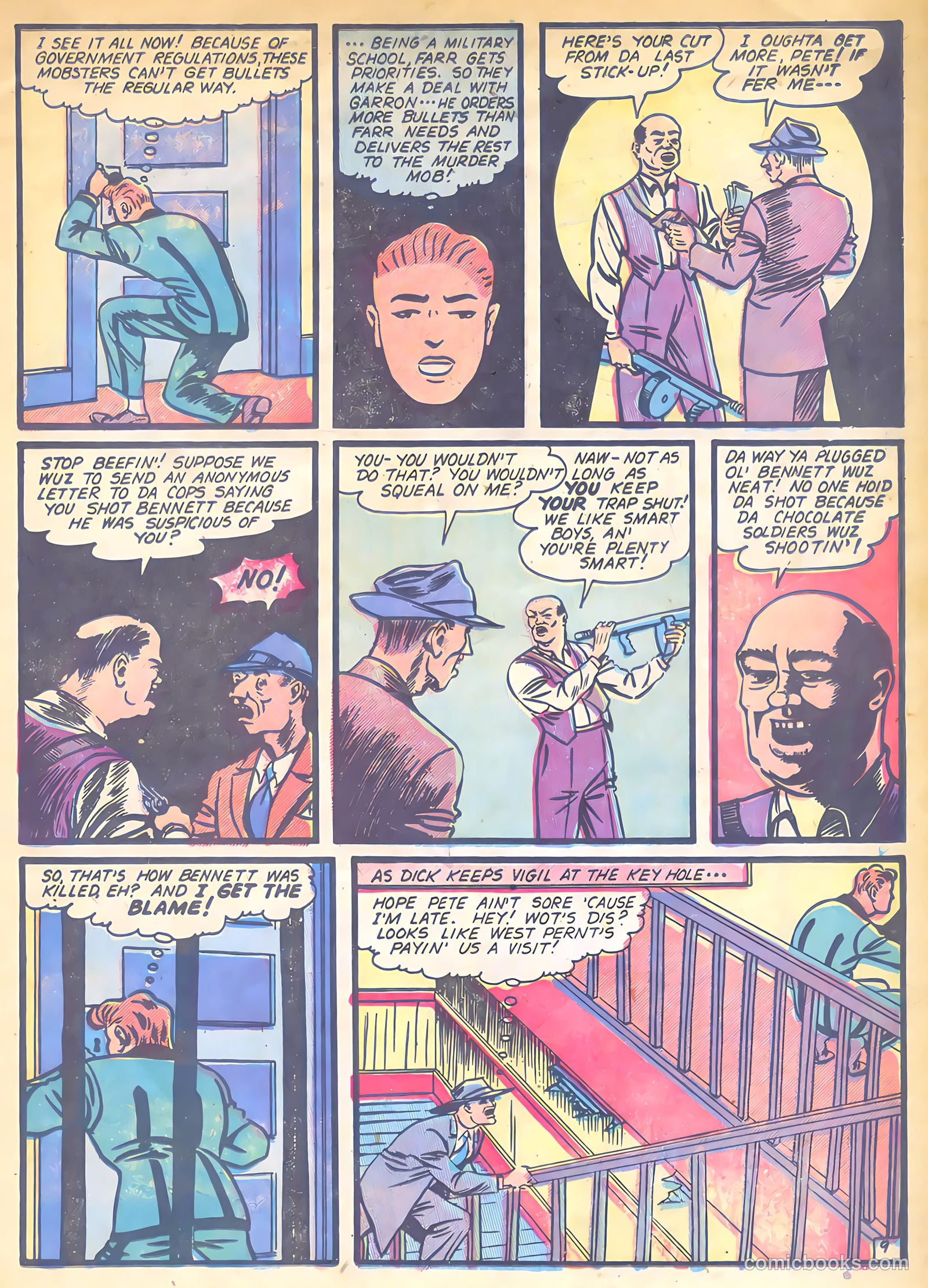 Dick Cole #9 (1948) — page 12 of 38