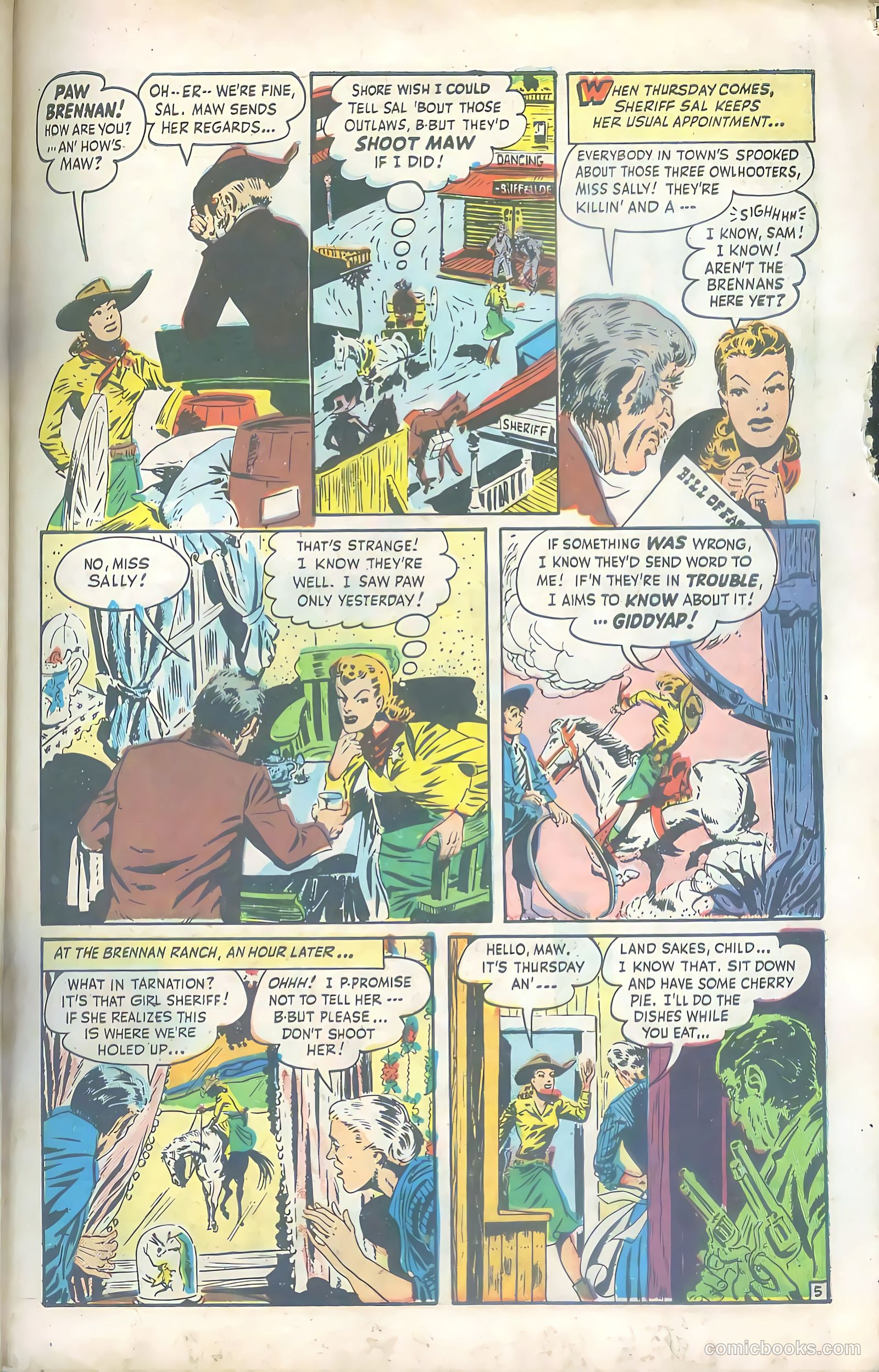 Western Adventures #3 (1948) — page 27 of 36
