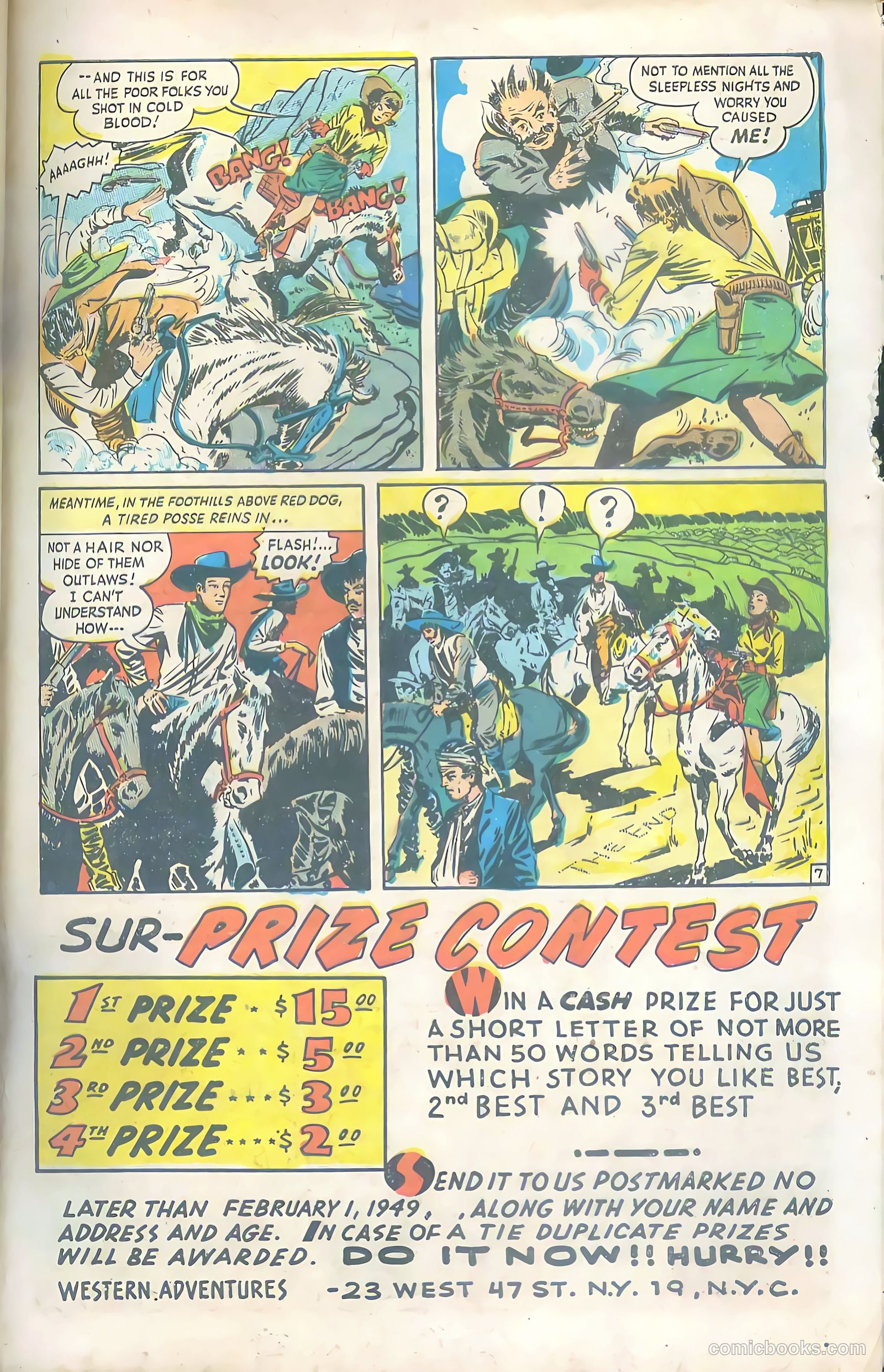 Western Adventures #3 (1948) — page 29 of 36
