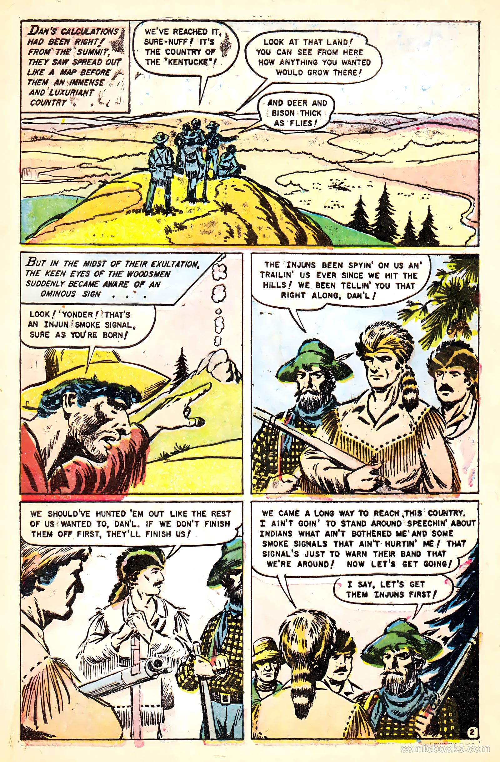 Heroes of the Wild Frontier #1 (1956) — page 4 of 36