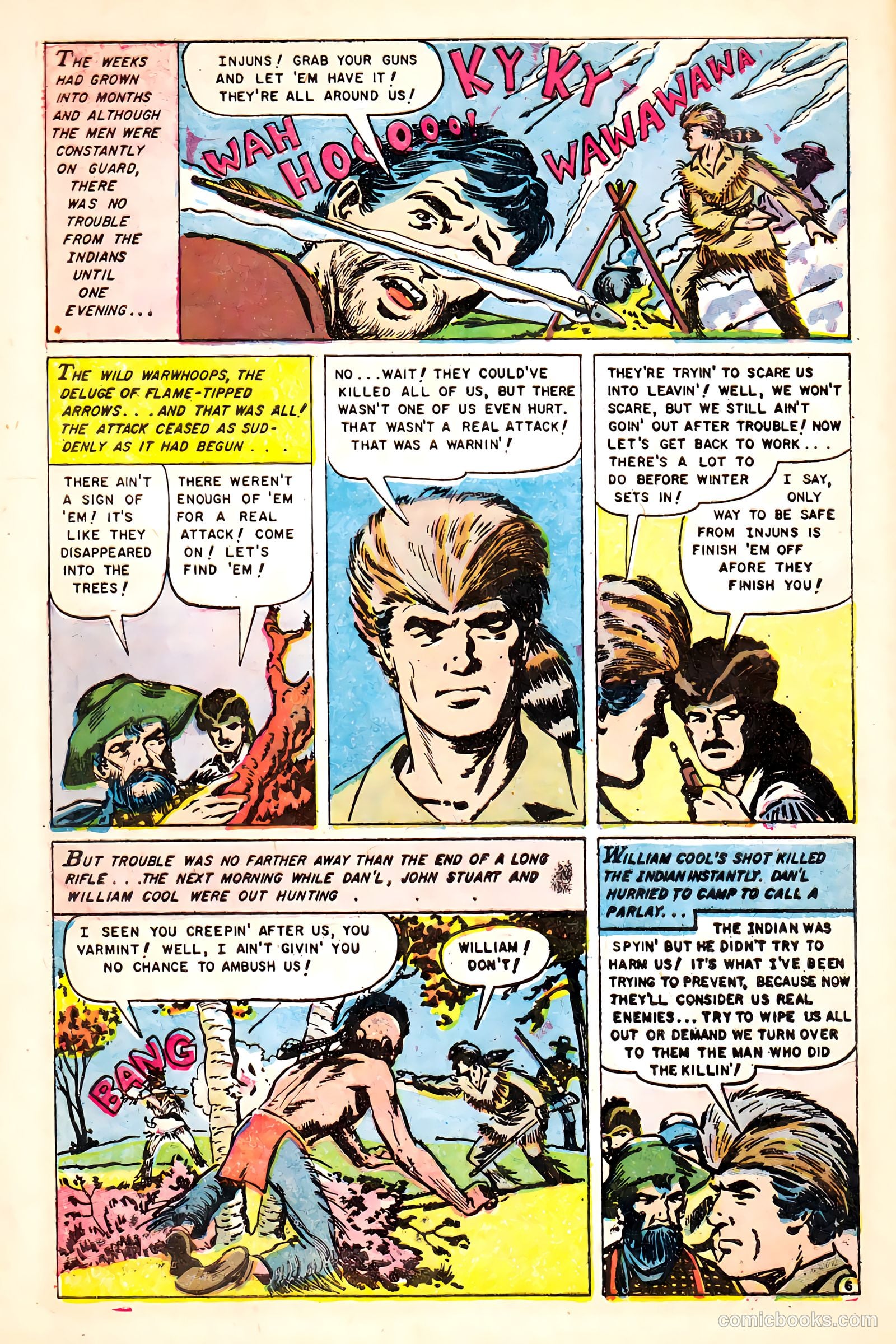 Heroes of the Wild Frontier #1 (1956) — page 8 of 36