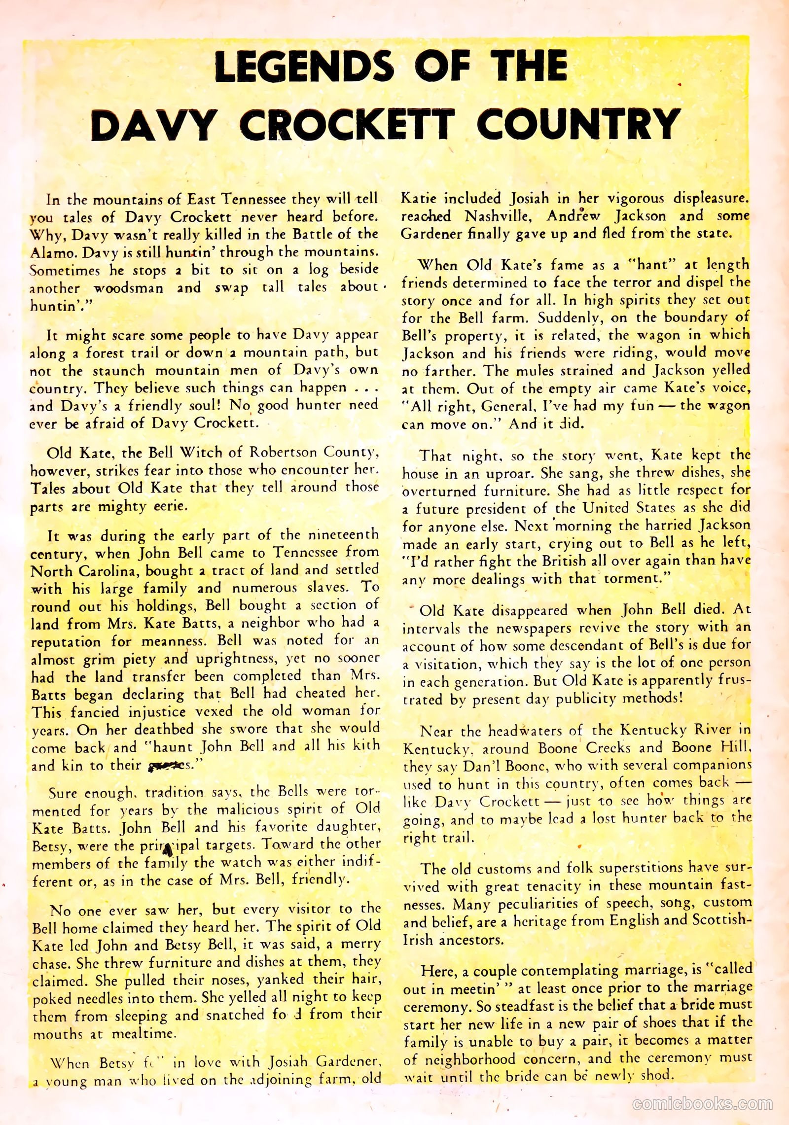 Heroes of the Wild Frontier #1 (1956) — page 26 of 36