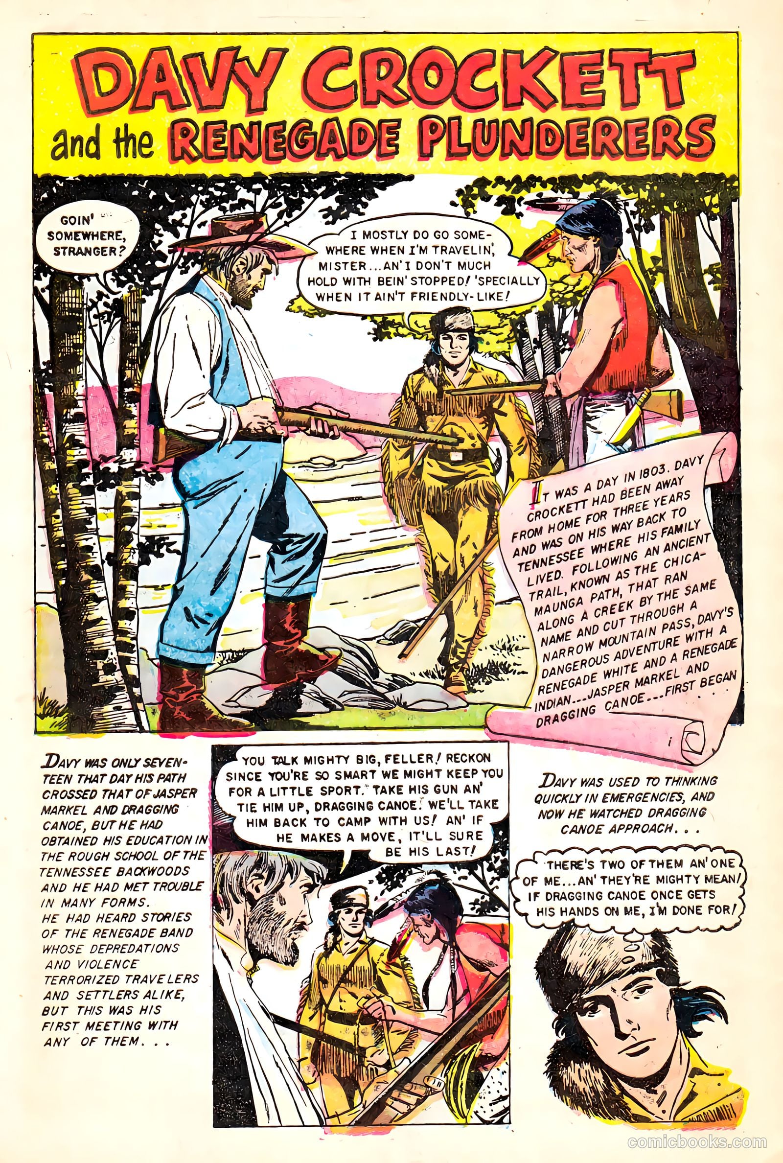 Heroes of the Wild Frontier #1 (1956) — page 28 of 36