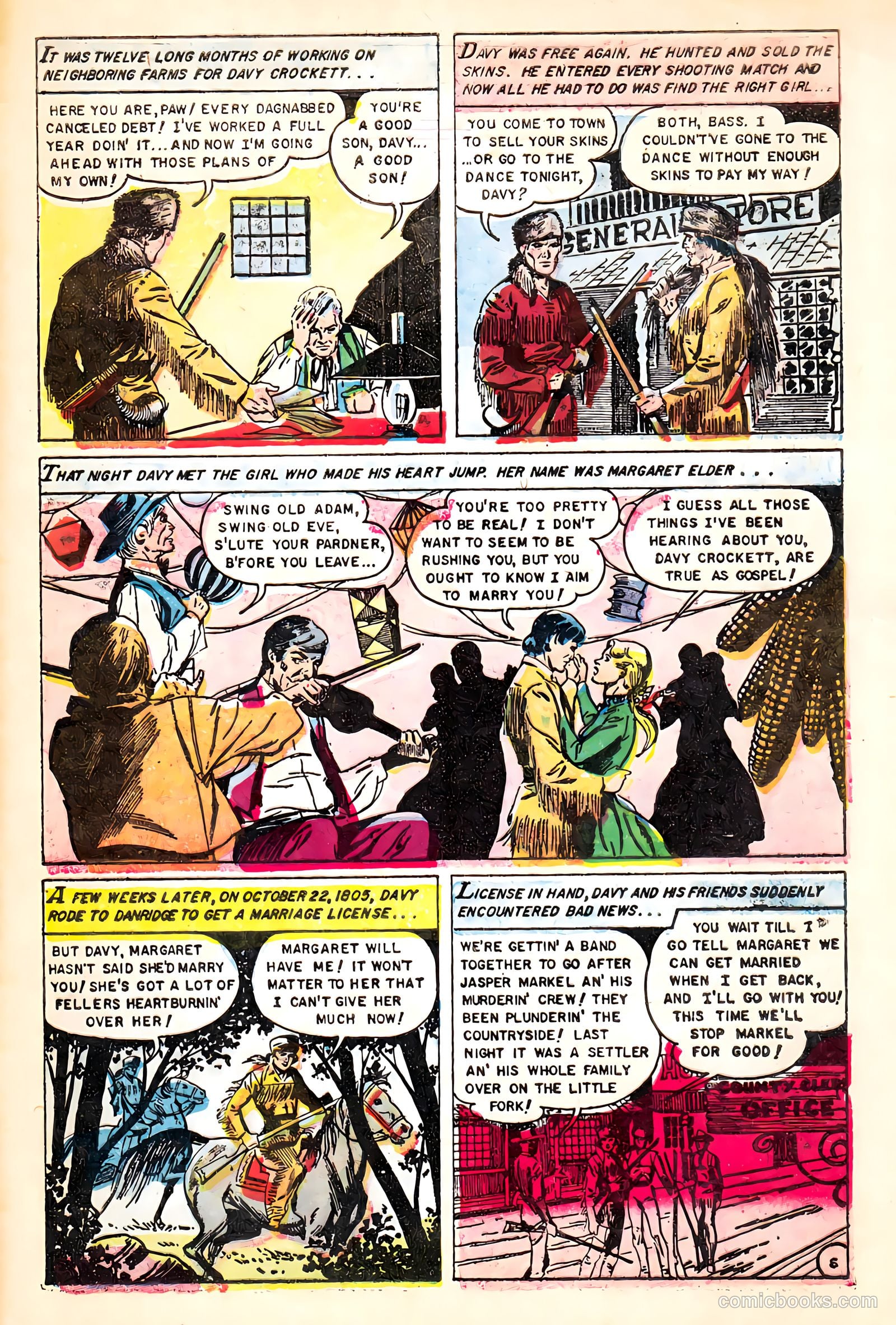Heroes of the Wild Frontier #1 (1956) — page 33 of 36