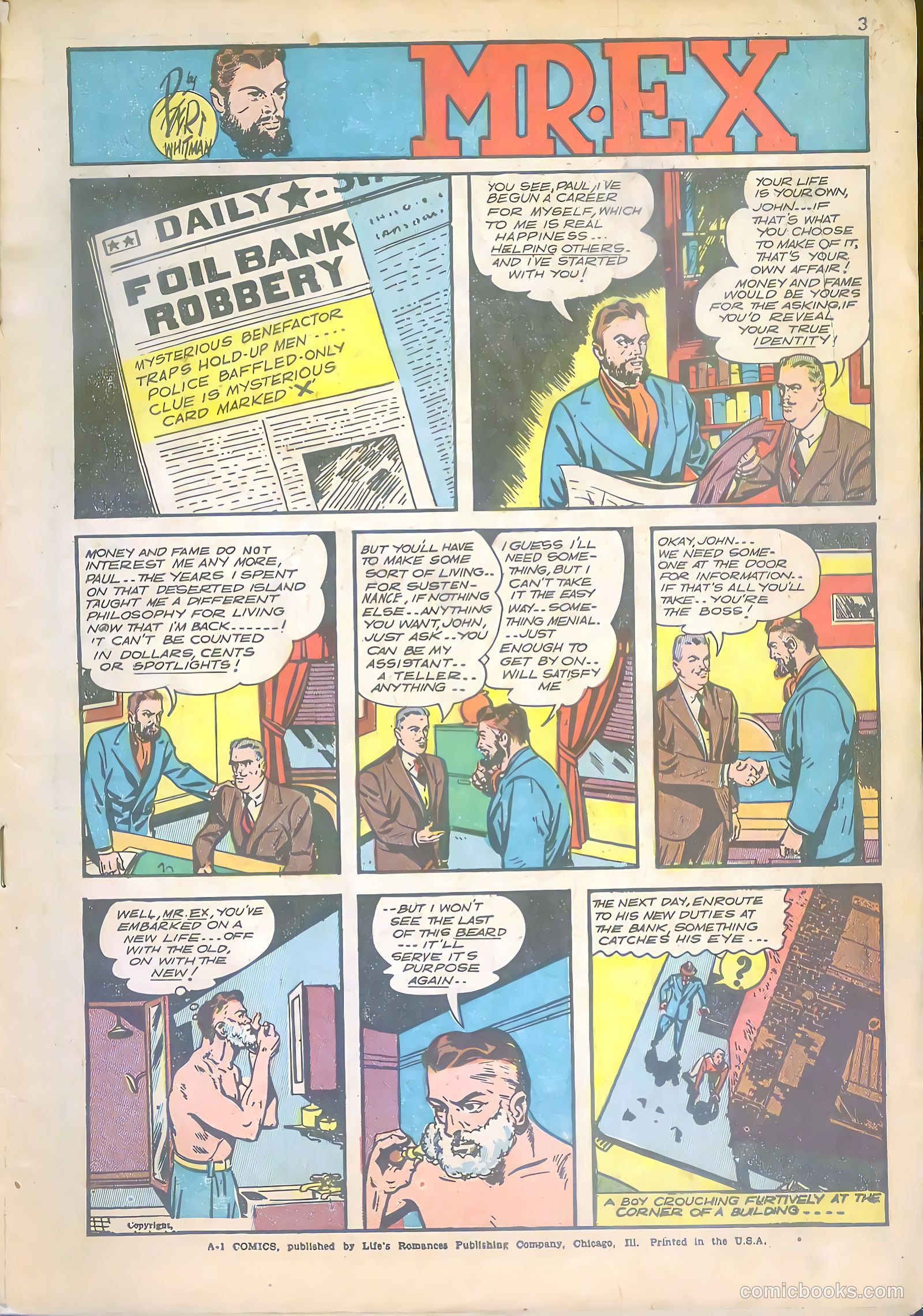 A-1 Comics 2 - Mr. Ex #1 — page 3 of 52