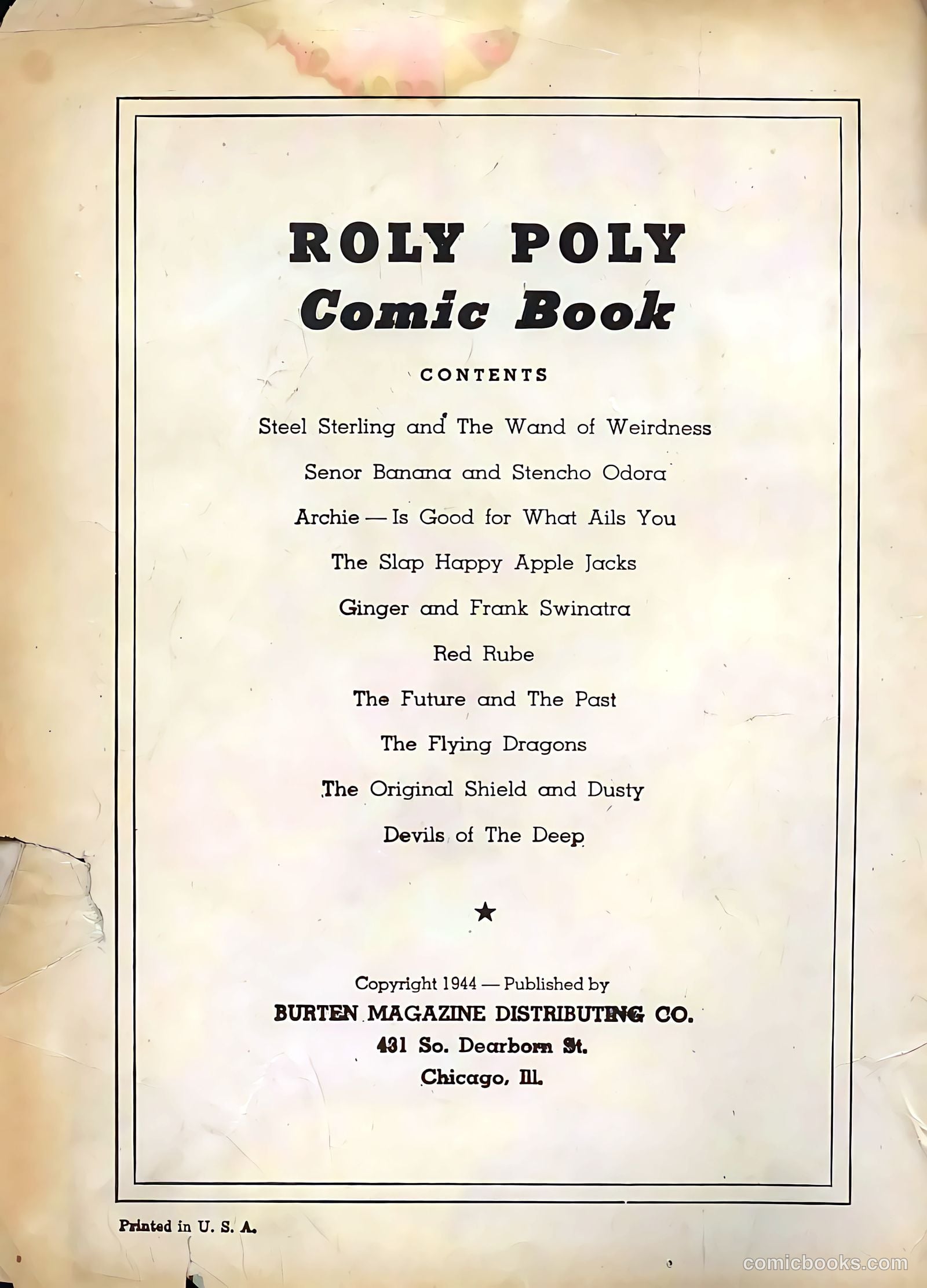 Roly-Poly Comics #1 (1945) — page 2 of 51