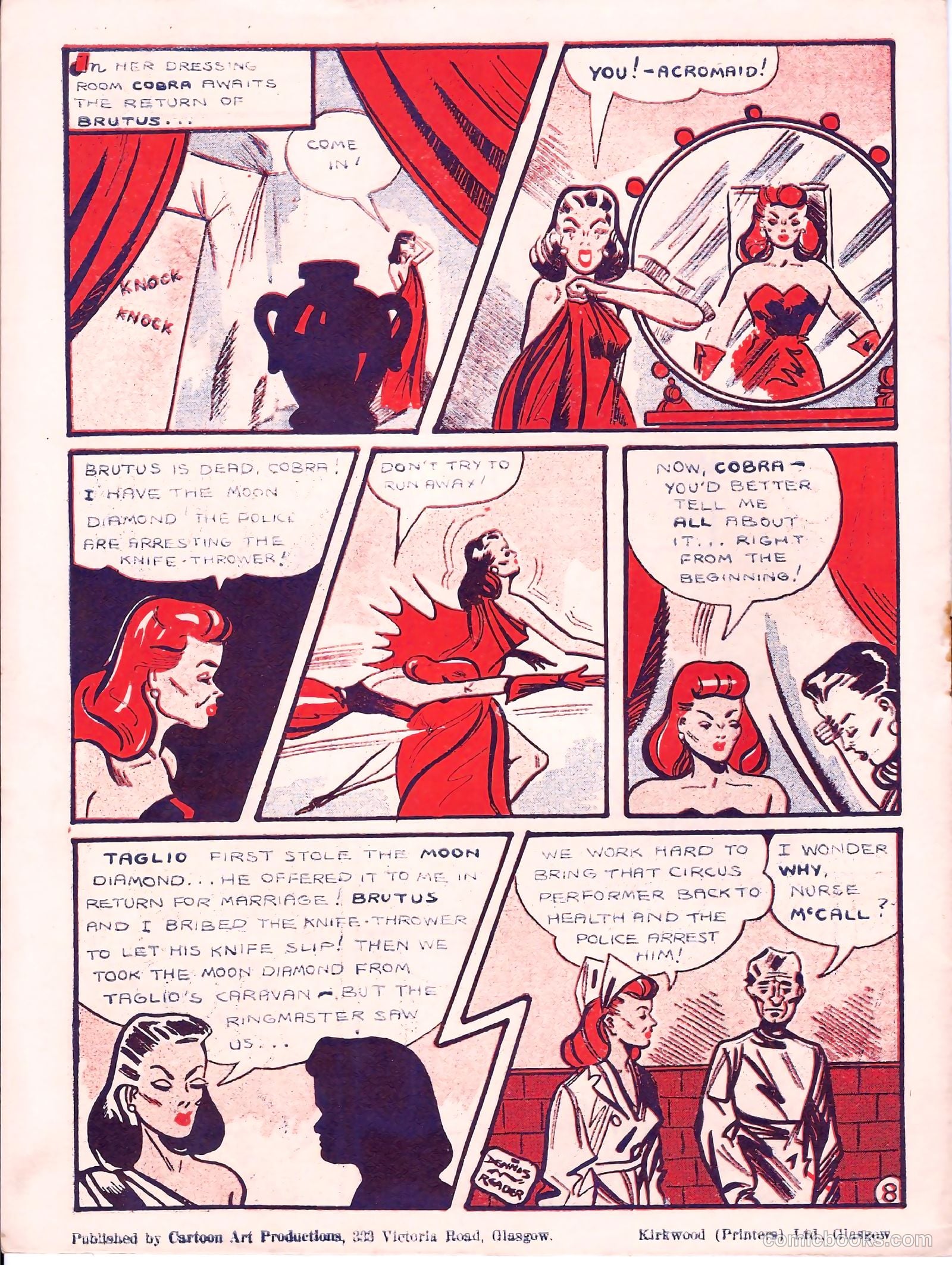 Acromaid Comics nn 1940's #1 (1940) — page 8 of 8